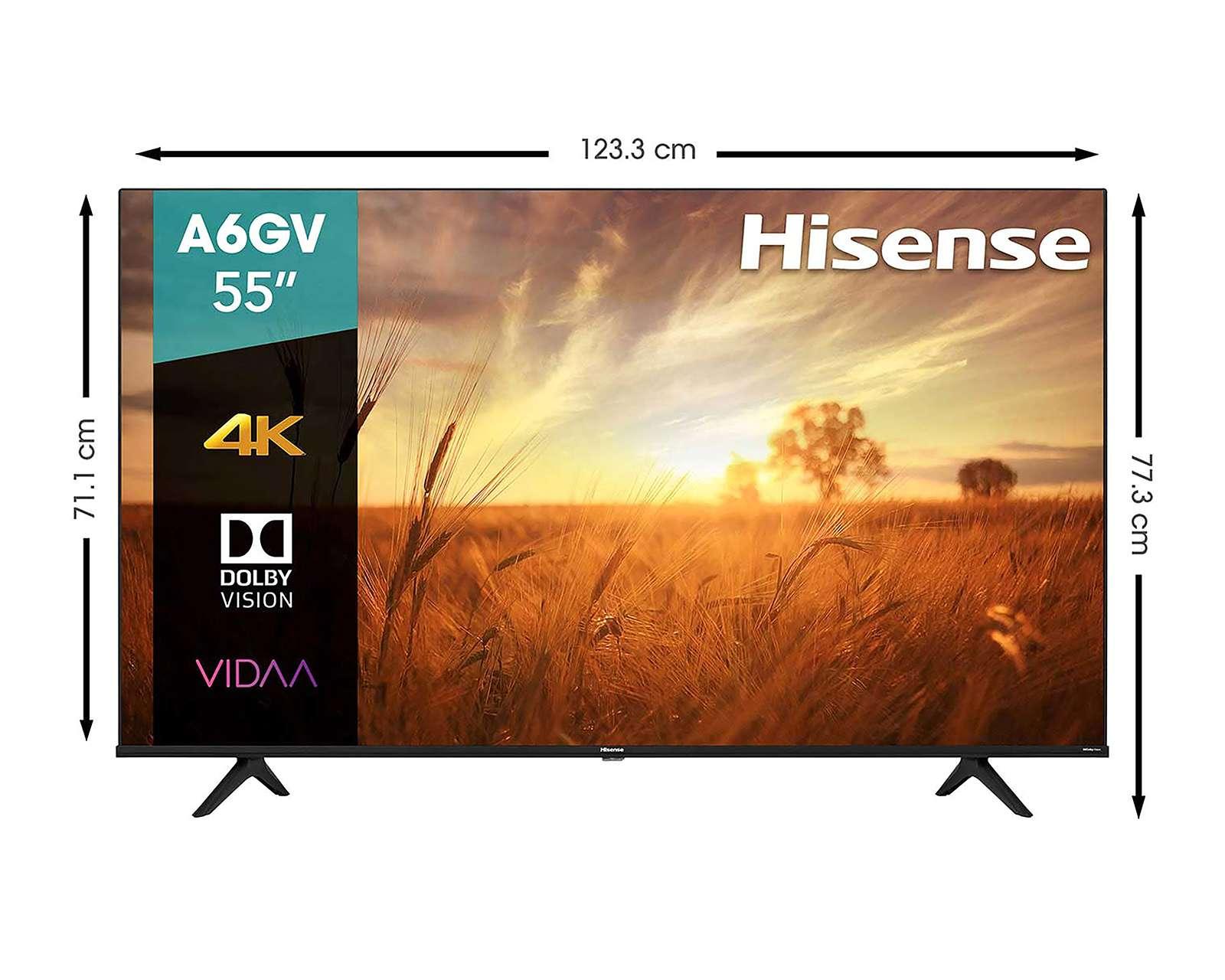 Foto 6 | Foto 6 | Pantalla LED Hisense 55 Pulgadas Ultra HD 4K Smart TV 55A6GV
