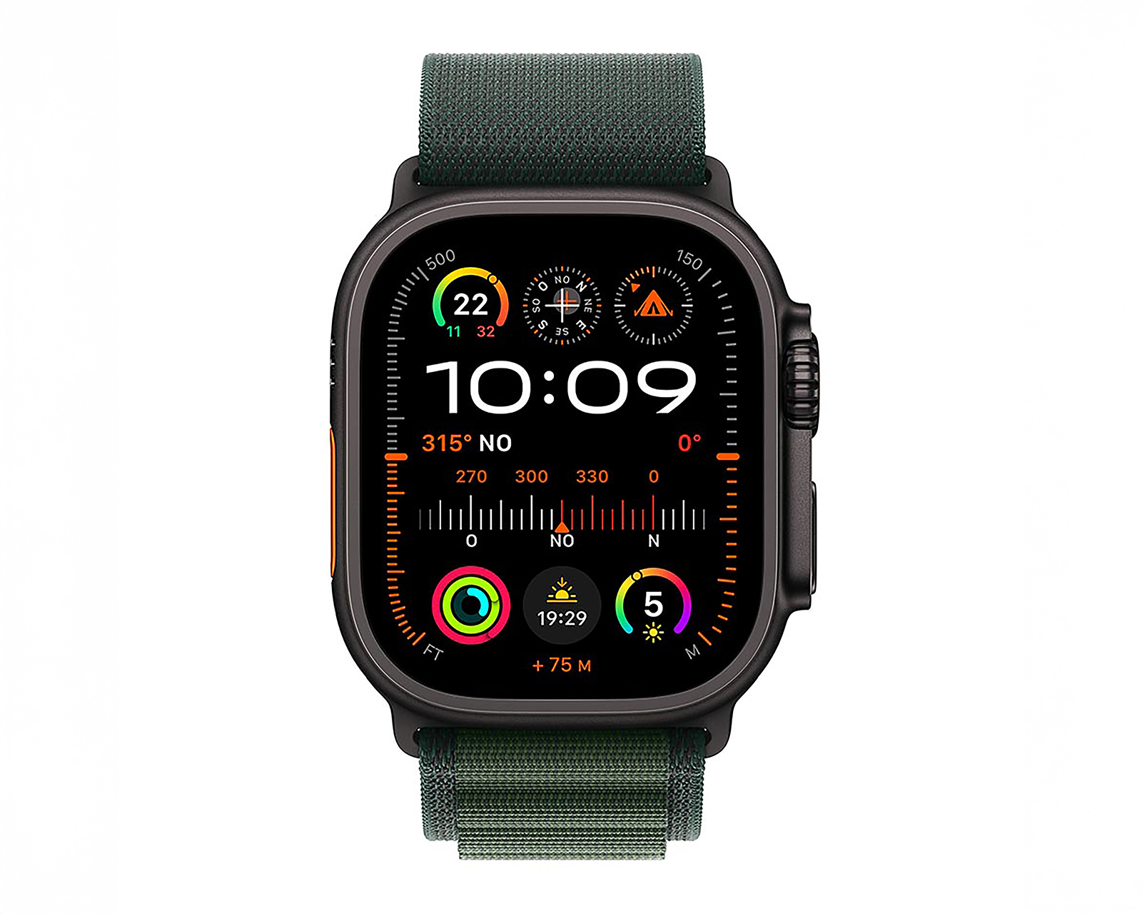 Foto 3 pulgar | Foto 2 | Apple Watch Ultra 2 GPS + Cellular 49 mm Titanio Negro M