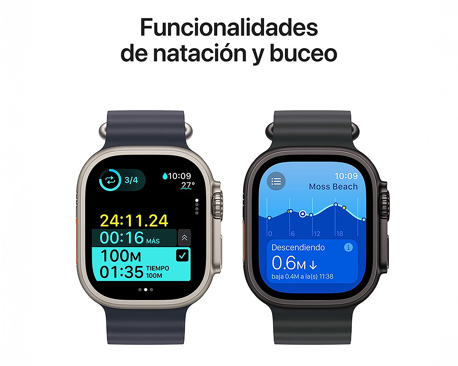 Foto 6 pulgar | Foto 5 | Apple Watch Ultra 2 GPS + Cellular 49 mm Titanio Negro M