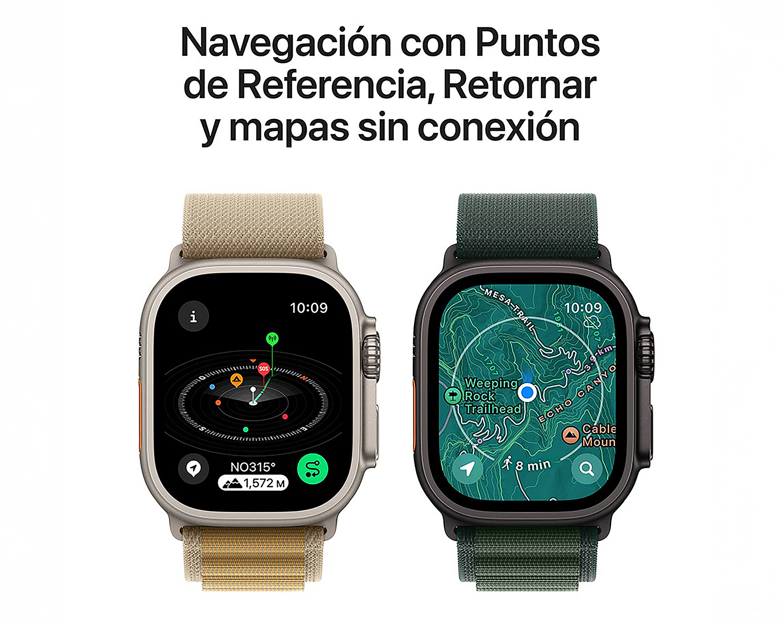 Foto 7 pulgar | Foto 6 | Apple Watch Ultra 2 GPS + Cellular 49 mm Titanio Negro M