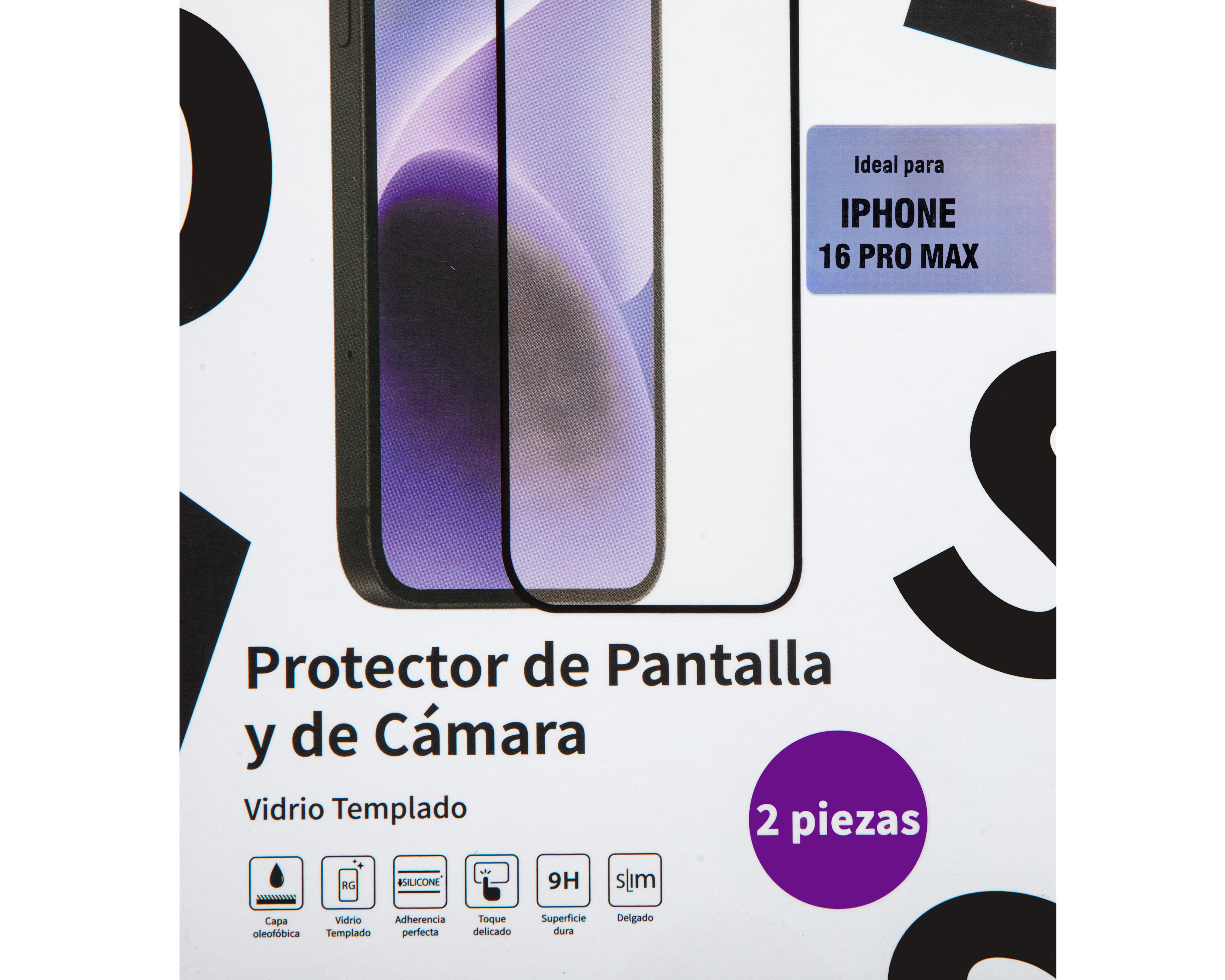 Foto 3 | Foto 3 | Protector de Pantalla y Cámara Blob para iPhone 16 Pro Max