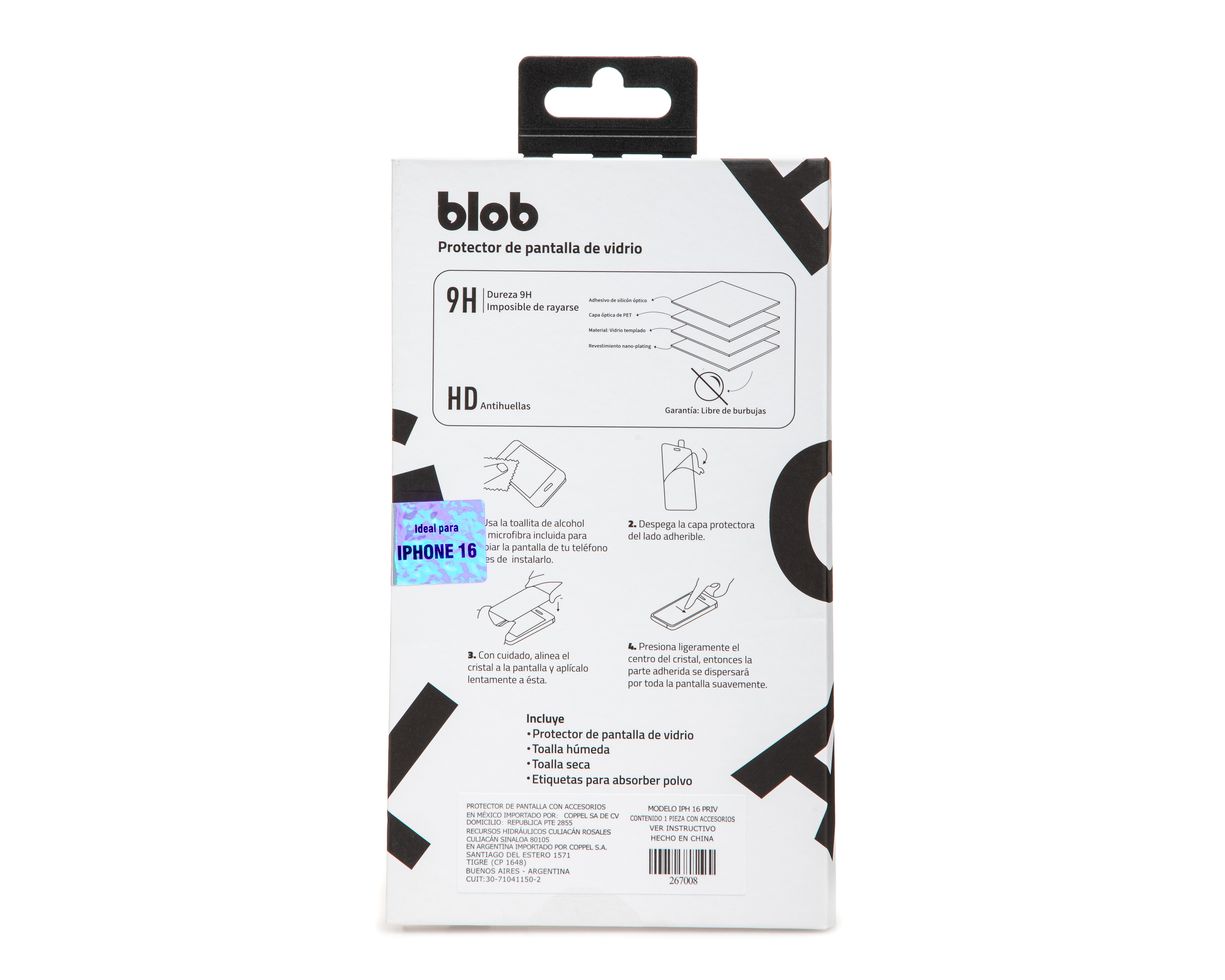 Foto 2 | Foto 2 | Protector de Pantalla de Privacidad Blob para iPhone 16