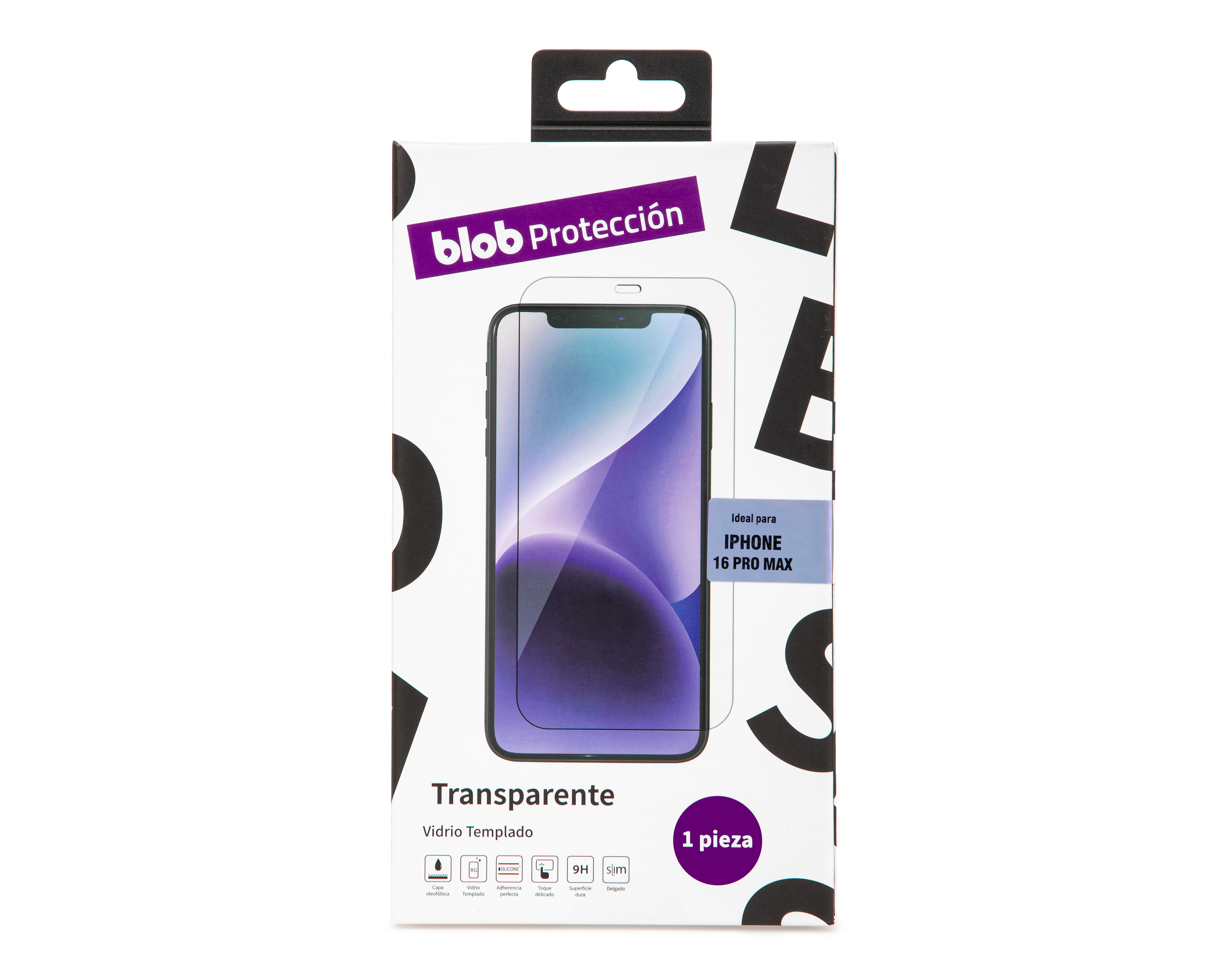 Foto 1 | Foto 1 | Protector de Pantalla Blob para iPhone 16 Pro Max