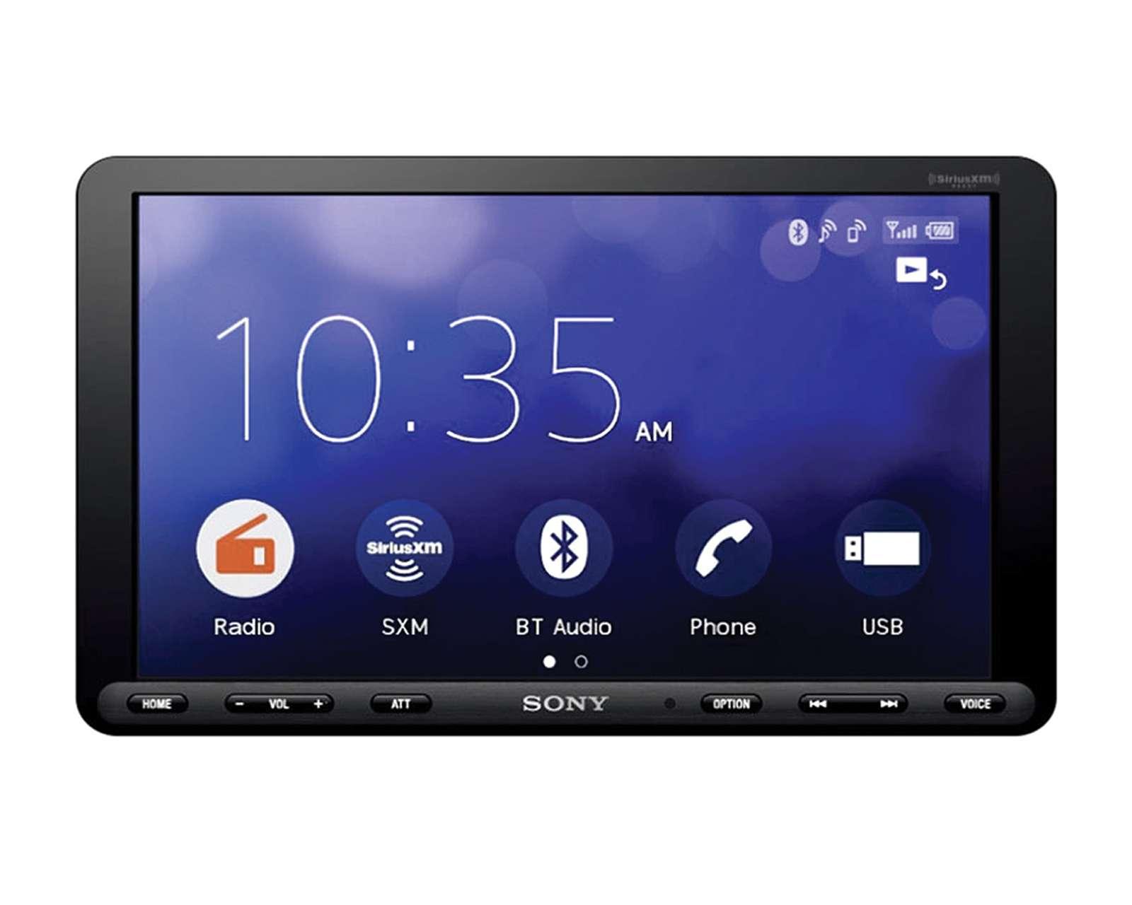 Autoestéreo Sony Multimedia sin CD XAV-AX8000/Q de 8.95" Bluetooth Compatible con Android Auto Negro