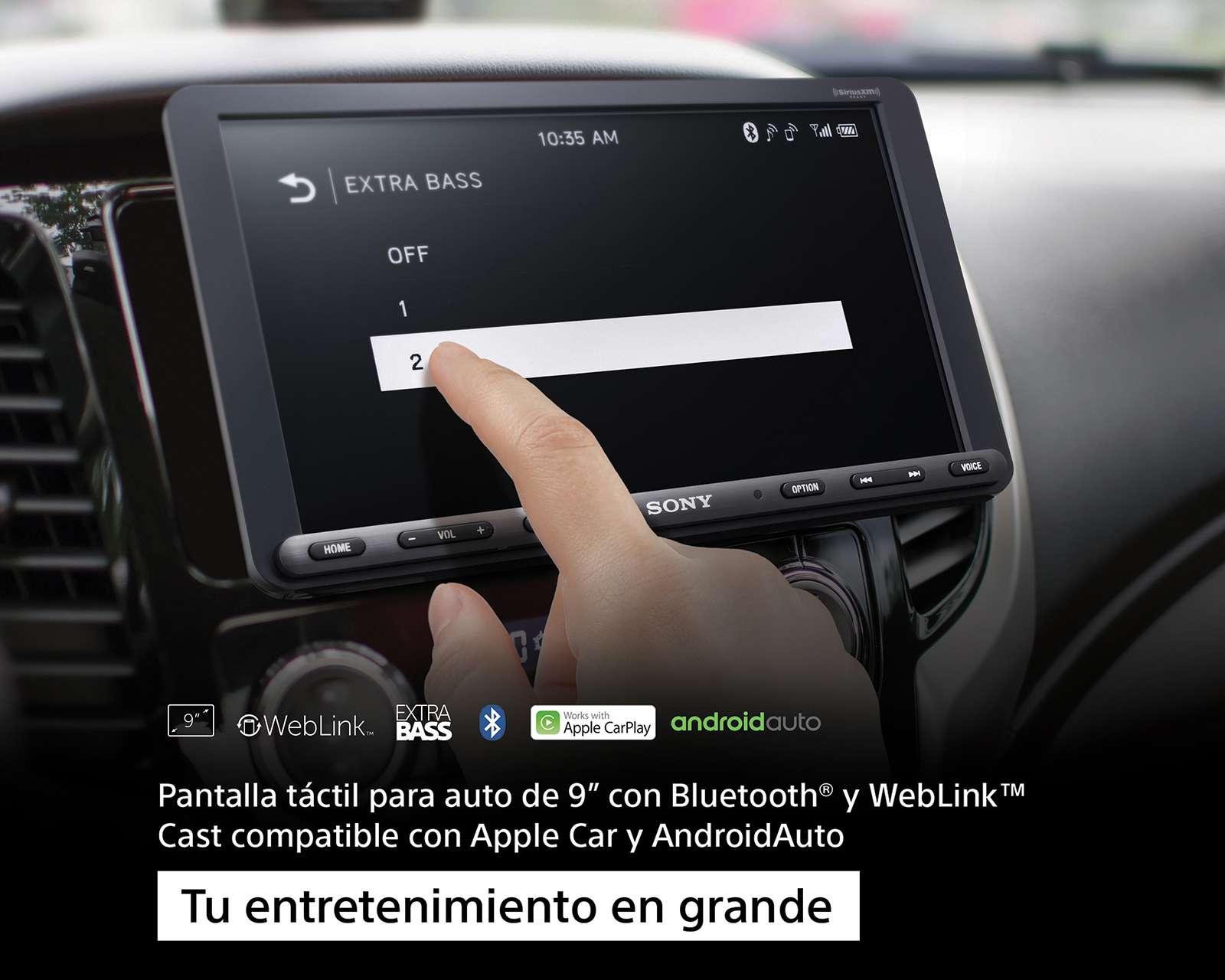 Foto 4 | Foto 4 | Autoestéreo Sony Multimedia sin CD XAV-AX8000/Q de 8.95" Bluetooth Compatible con Android Auto Negro