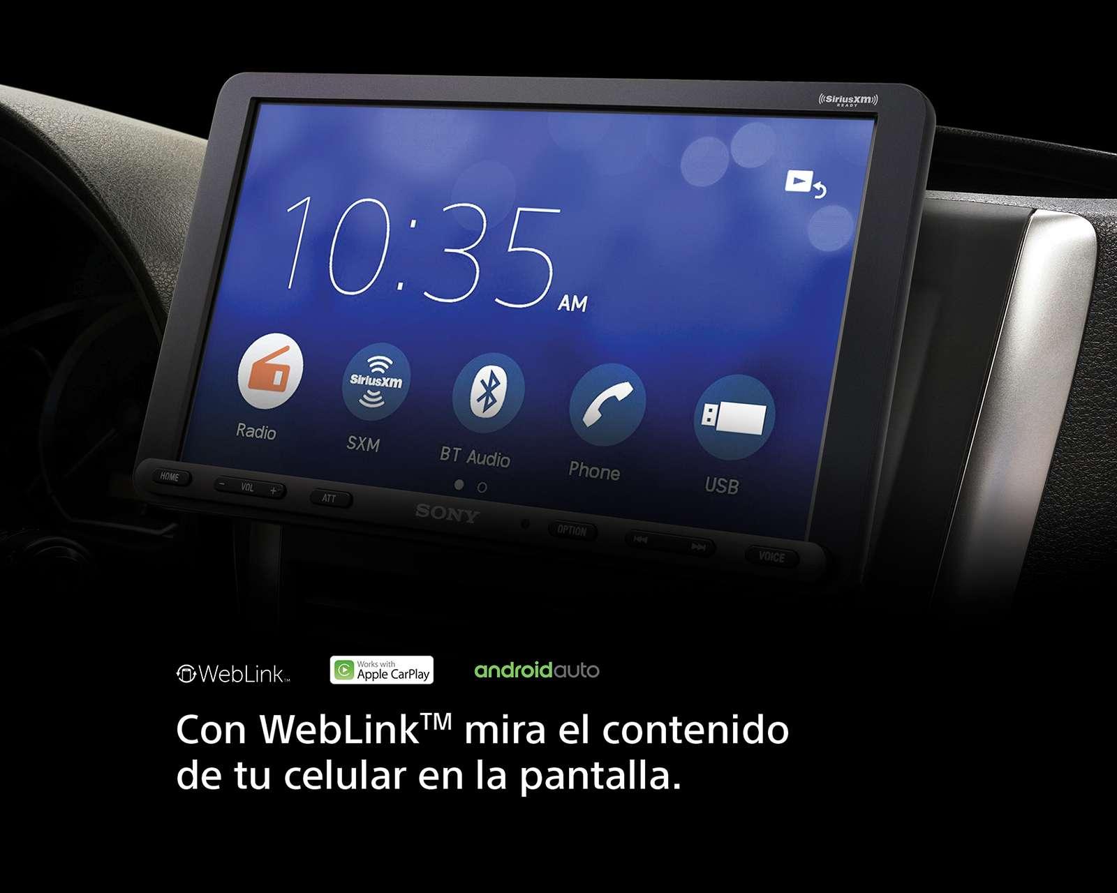 Foto 6 | Foto 6 | Autoestéreo Sony Multimedia sin CD XAV-AX8000/Q de 8.95" Bluetooth Compatible con Android Auto Negro