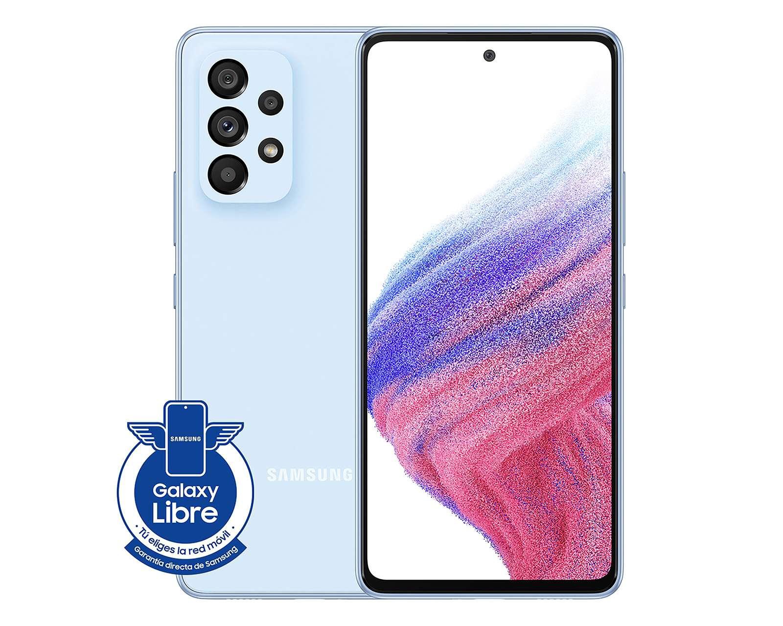 Foto 2 pulgar | Foto 1 | Celular Samsung Liberado Galaxy A53 128 GB Azul