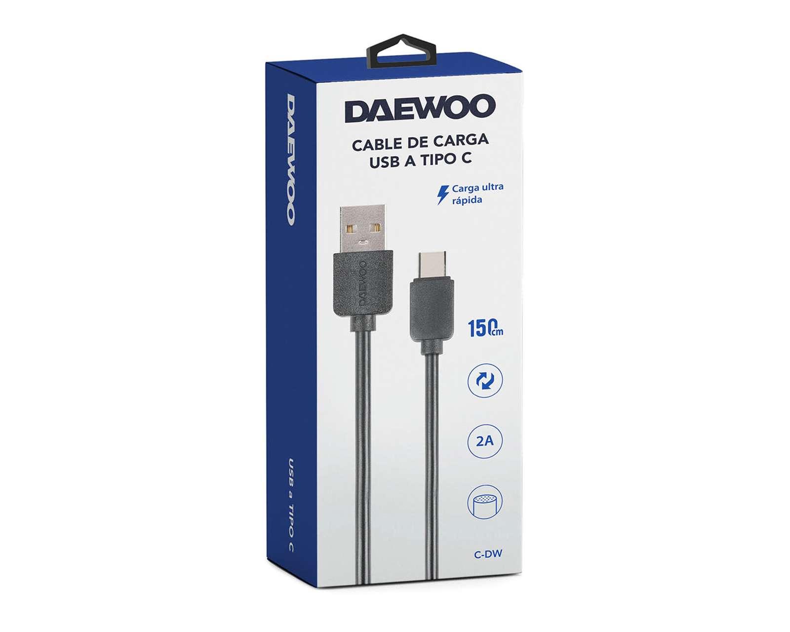 Foto 3 | Foto 3 | Cable Usb-C 1.5 m Daewoo