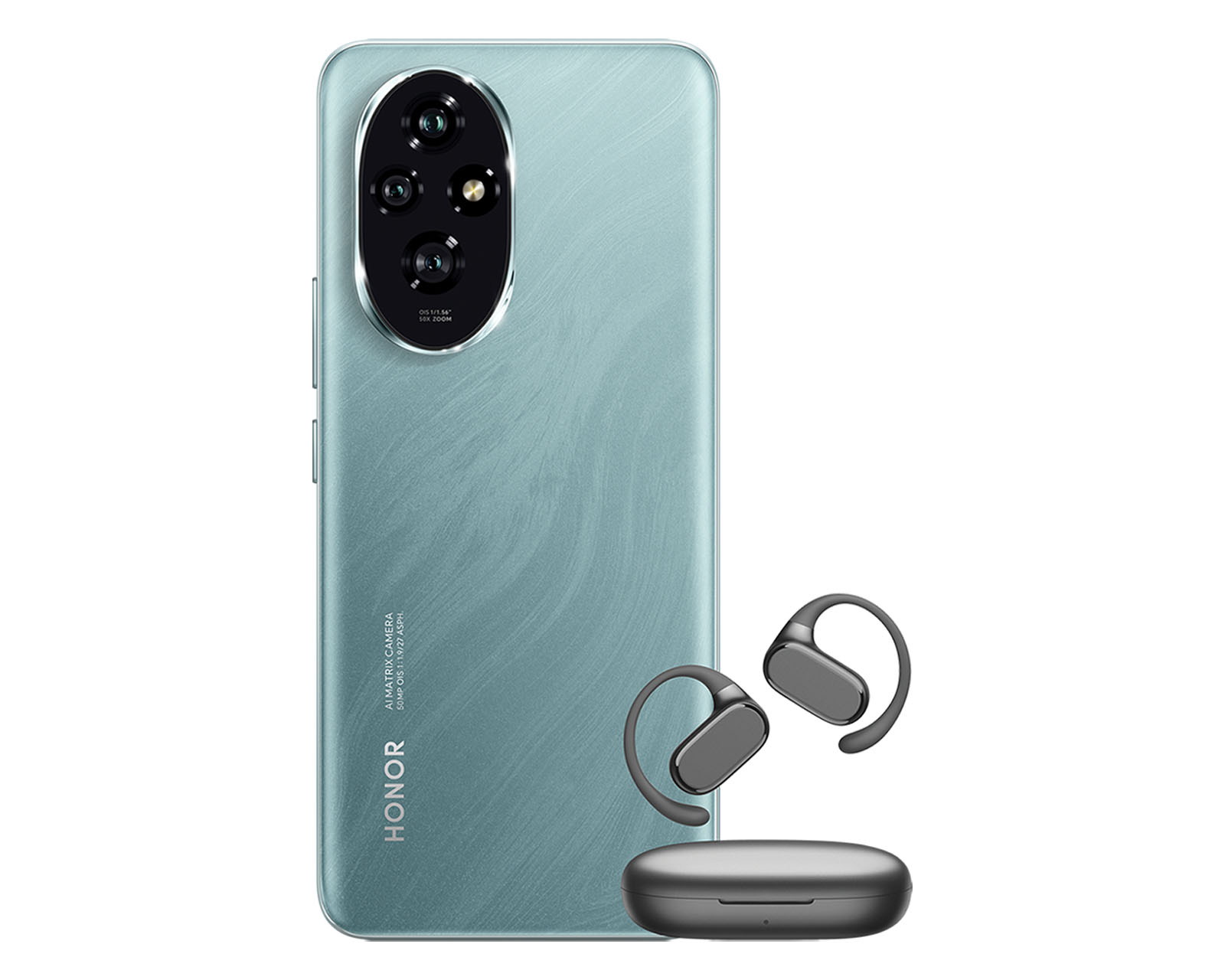 Foto 4 pulgar | Foto 3 | AT&T Honor 200 256 GB Verde + OWS Earbuds