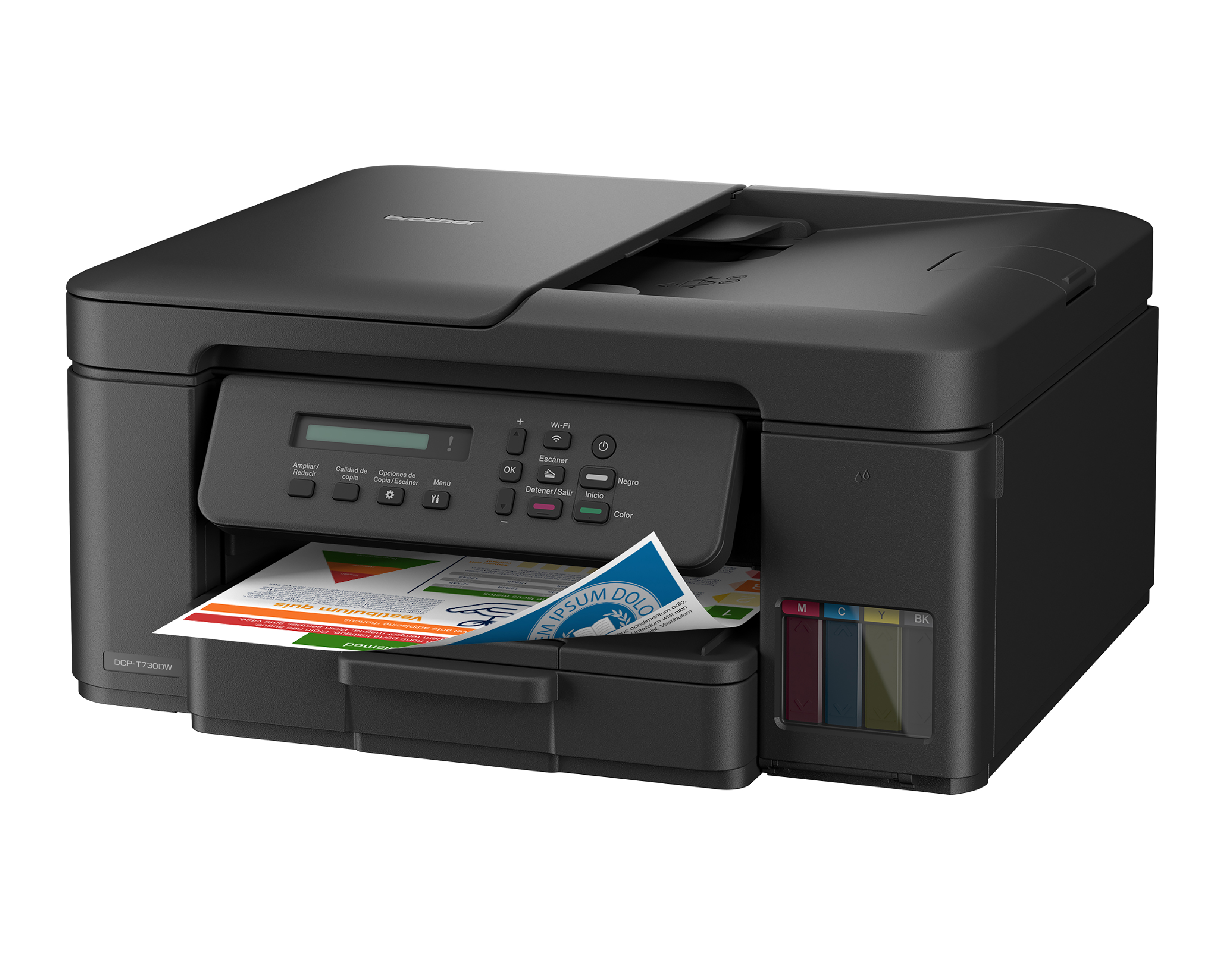 Foto 3 pulgar | Foto 2 | Impresora Multifuncional Brother de Tinta Continua DCP-T730DW