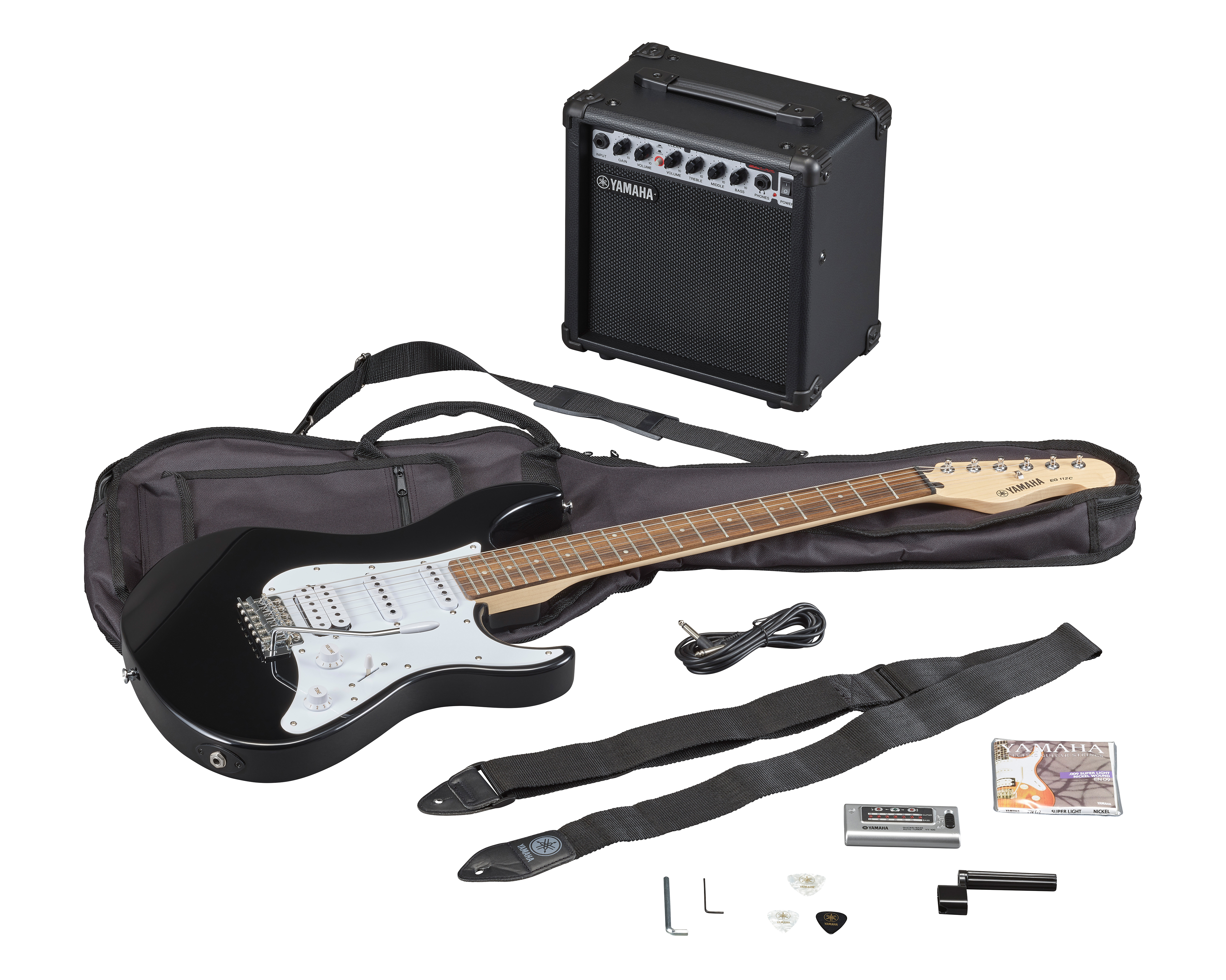 Foto 4 pulgar | Foto 3 | Guitarra Eléctrica Yamaha Gigmaker EG112G Negra