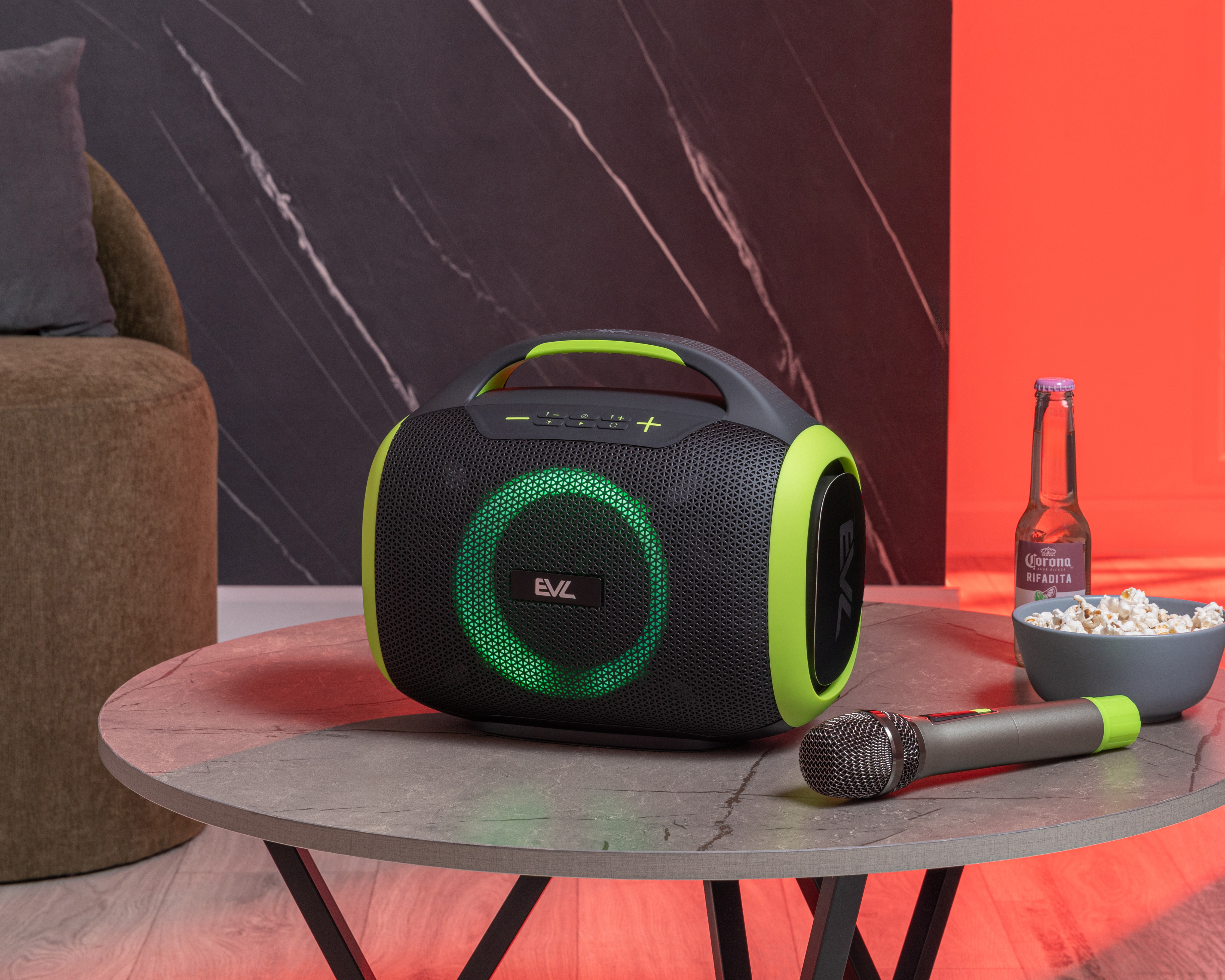 Foto 7 | Foto 7 | Bocina Bluetooth EVL S6300 80 W con Micrófono