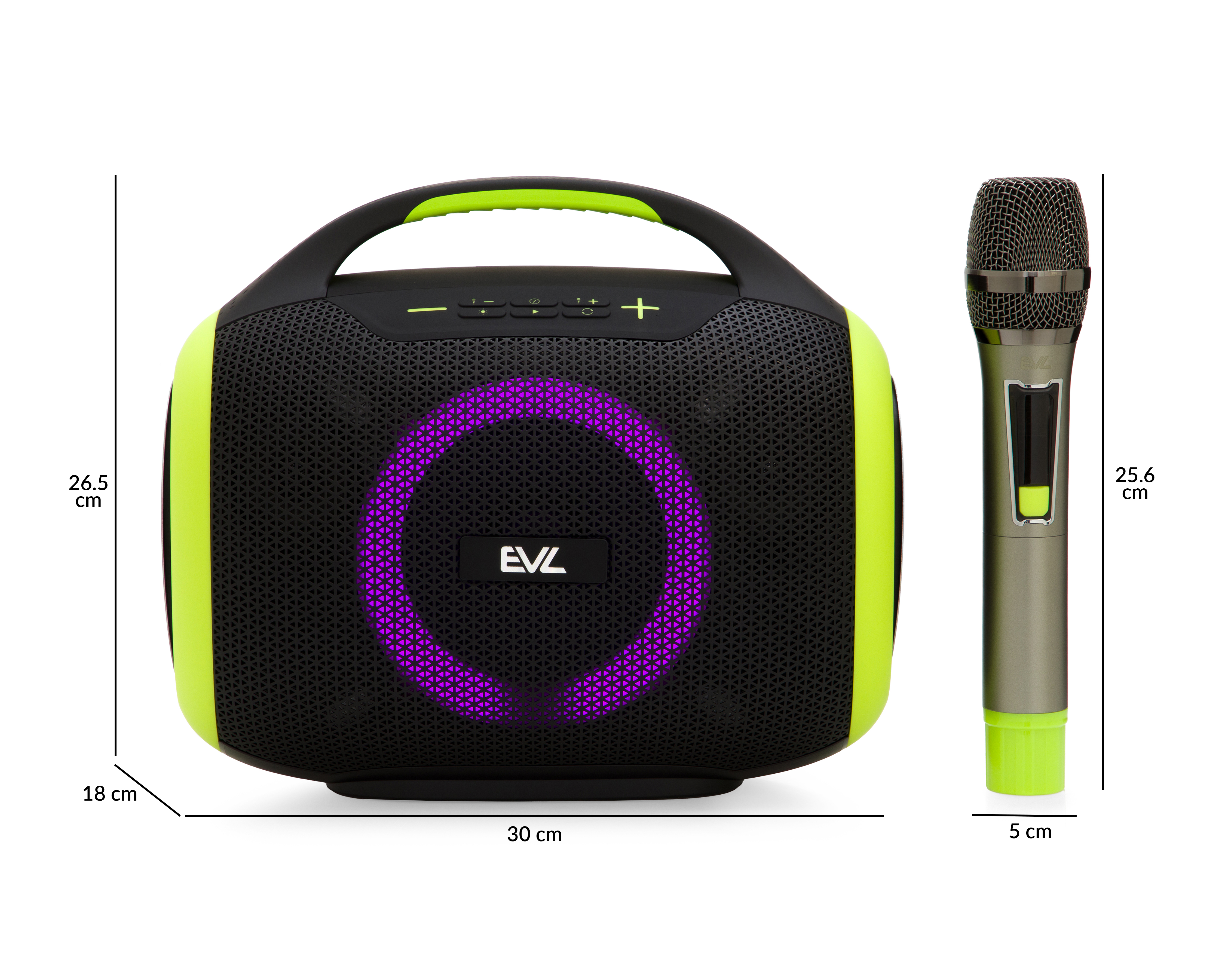 Foto 8 | Foto 8 | Bocina Bluetooth EVL S6300 80 W con Micrófono