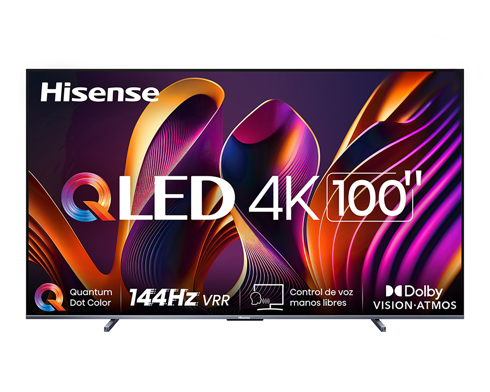 Pantalla Smart TV Hisense QLED 100 Pulgadas 4K 100QD7N