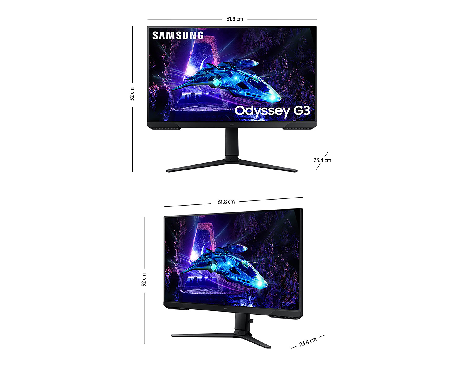 Foto 10 | Foto 10 | Monitor Gamer Samsung Odyssey G3 27 Pulgadas FHD 180 Hz