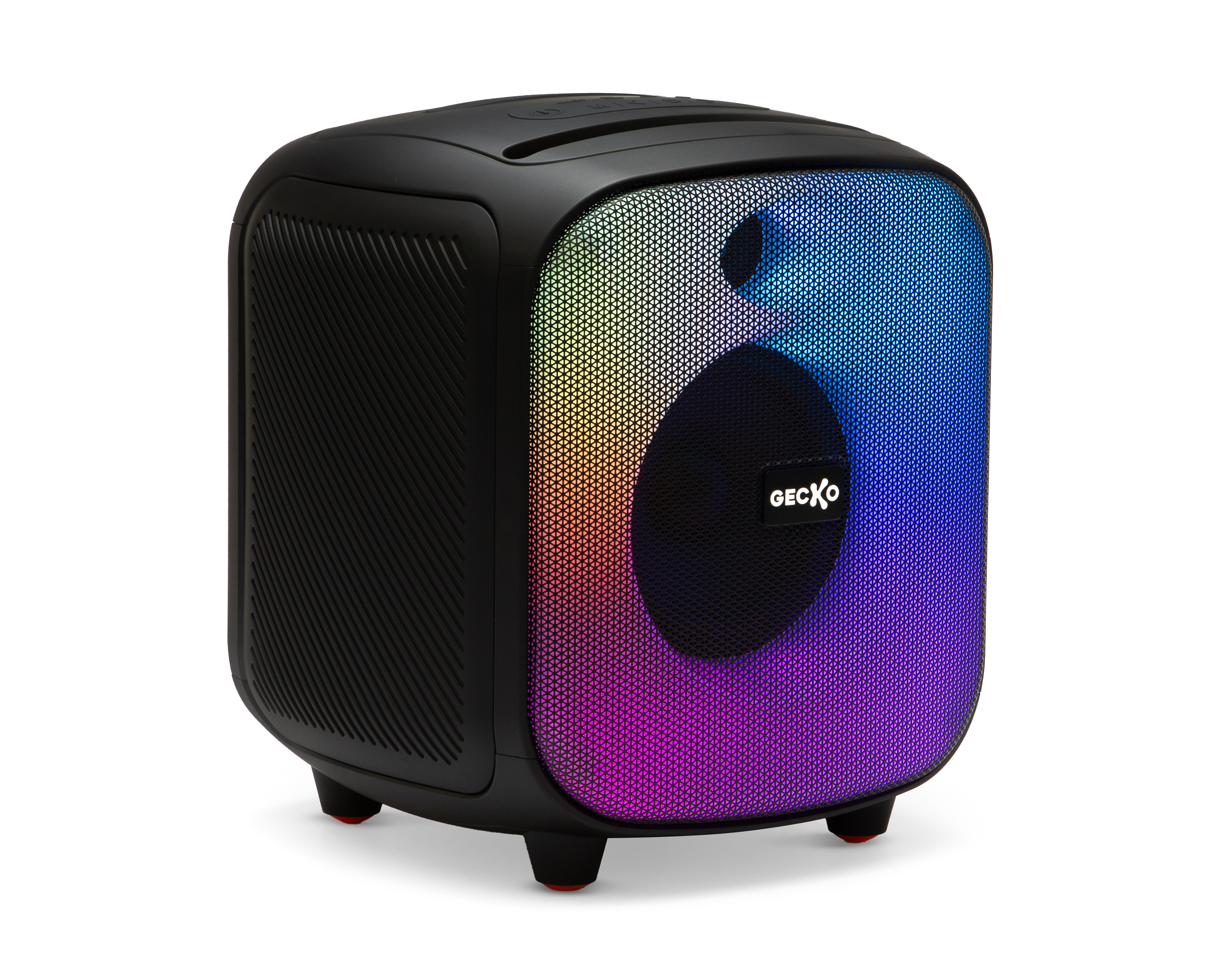 Bocina Gecko Boom Party Kube 5,000 W con Luces