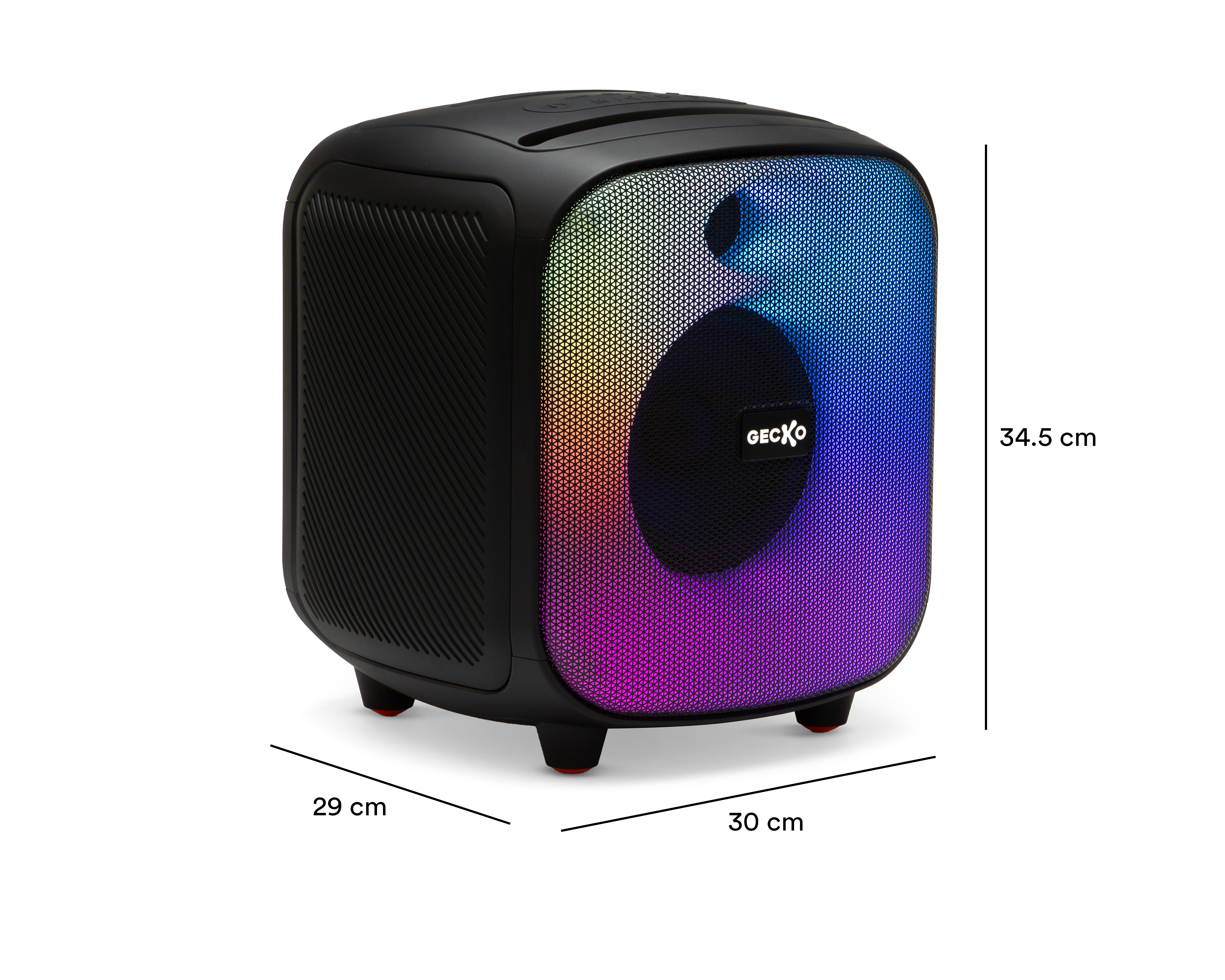 Foto 7 pulgar | Foto 6 | Bocina Gecko Boom Party Kube 5,000 W con Luces