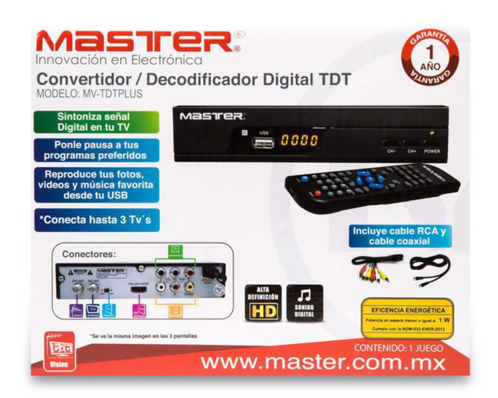 Foto 4 | Foto 4 | Sintonizador Digital para TV Master MV-TDTPLUS