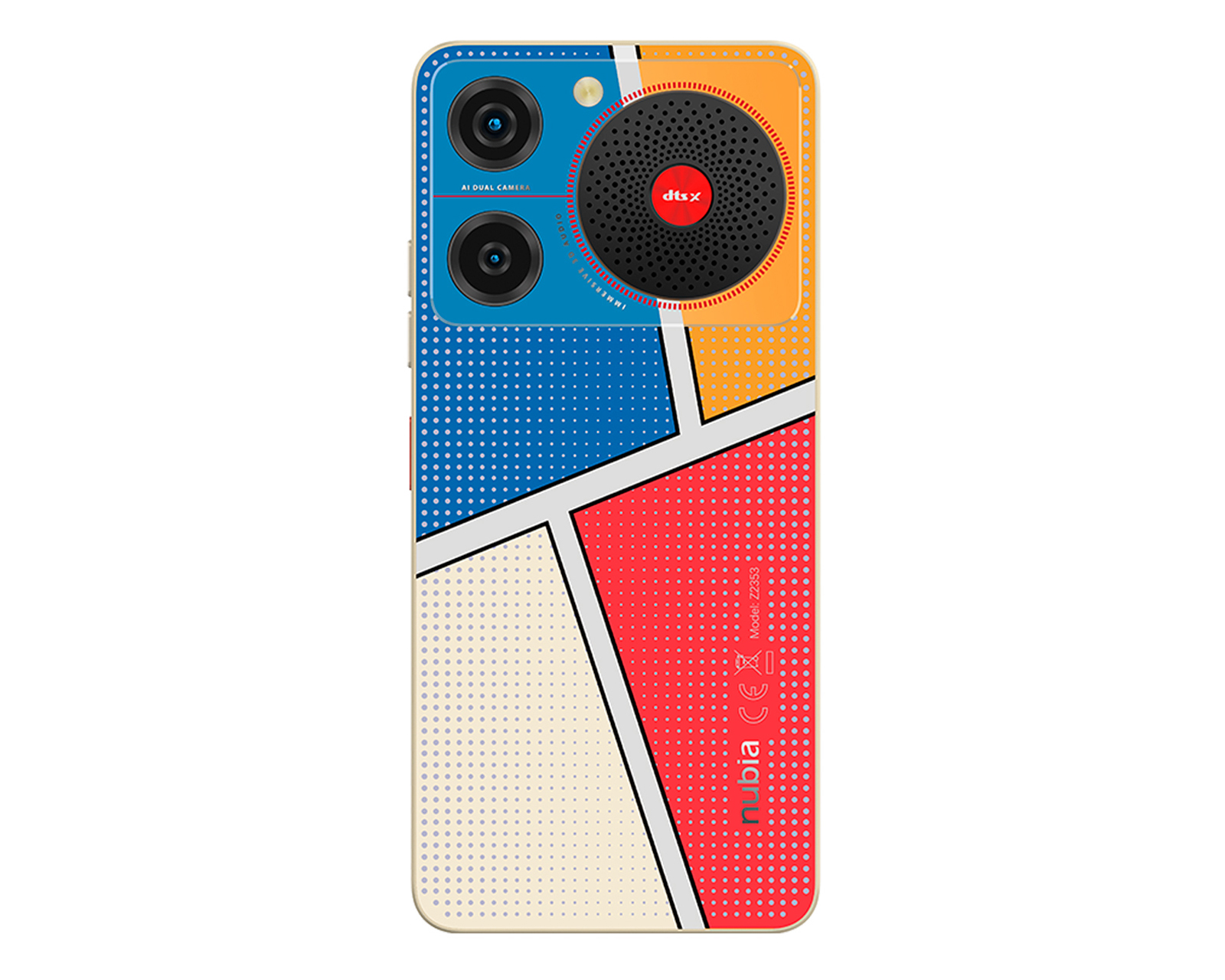 Celular Nubia Liberado Music 128 GB Multicolor