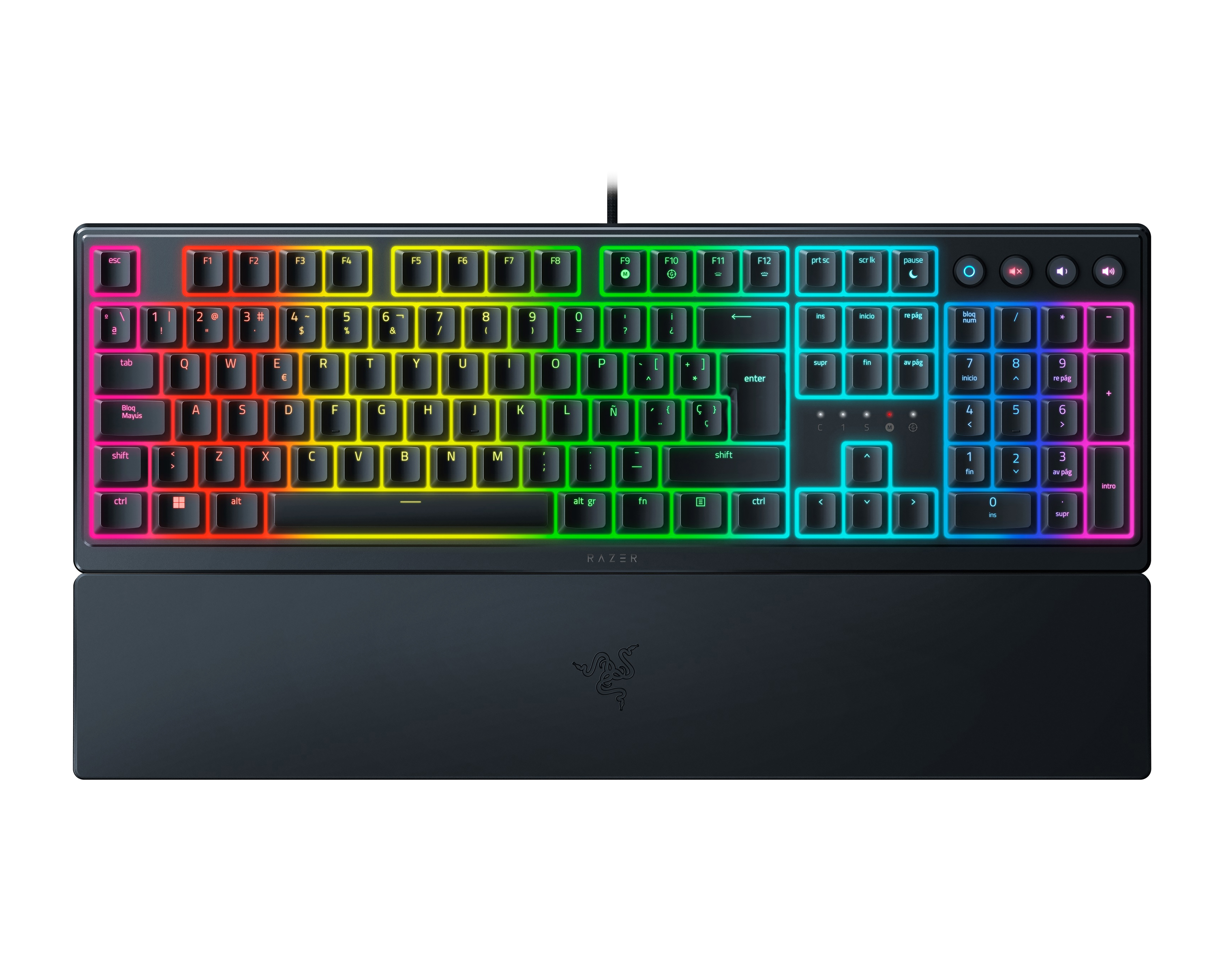 Teclado Gamer Alámbrico Razer Ornata V3