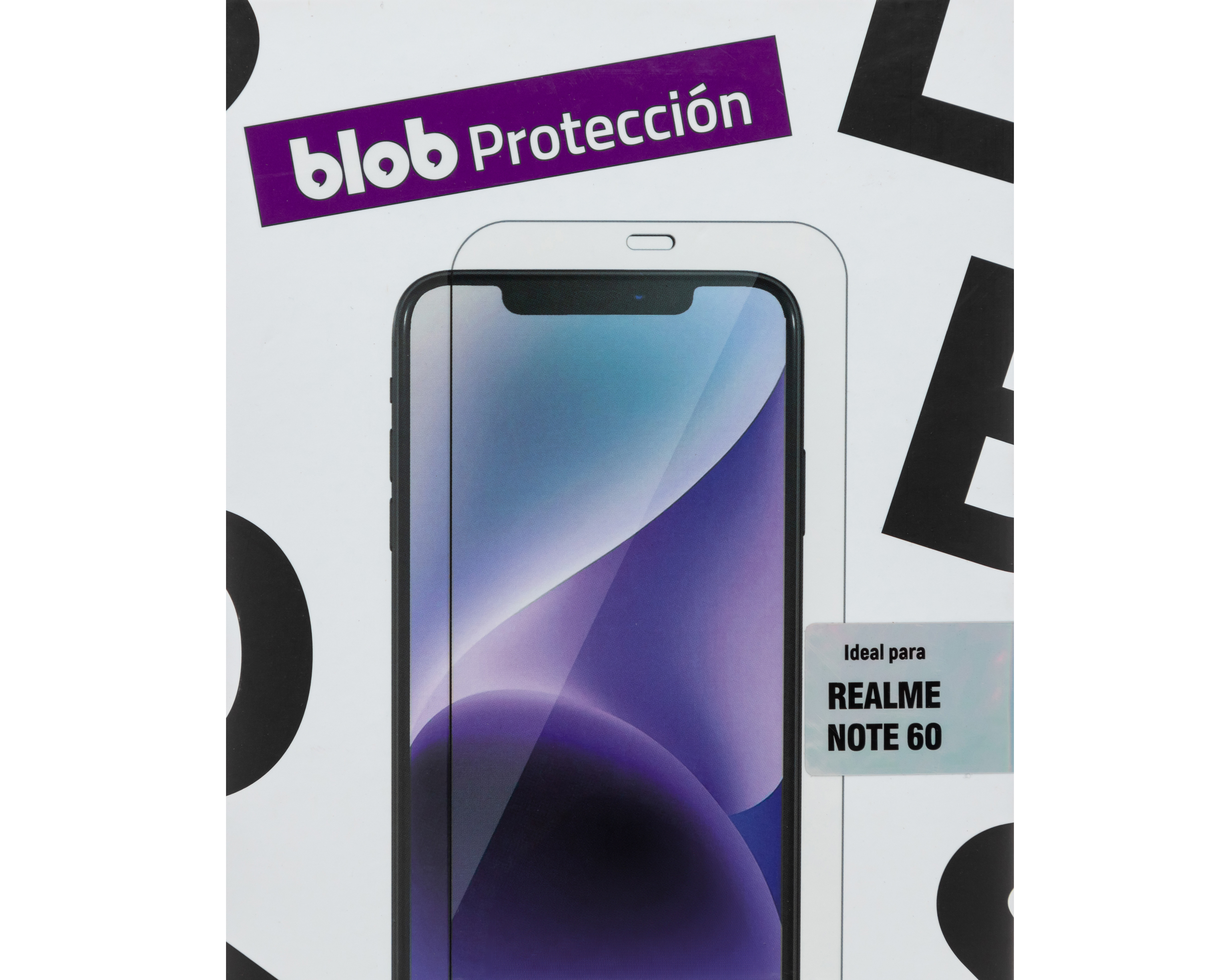 Foto 4 pulgar | Foto 3 | Protector de Pantalla de Vidrio Templado Blob para Realme Note 60