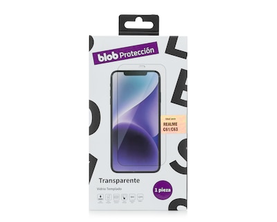 Foto 1 | Foto 1 | Protector de Pantalla de Vidrio Templado Blob para Realme C61 y C63