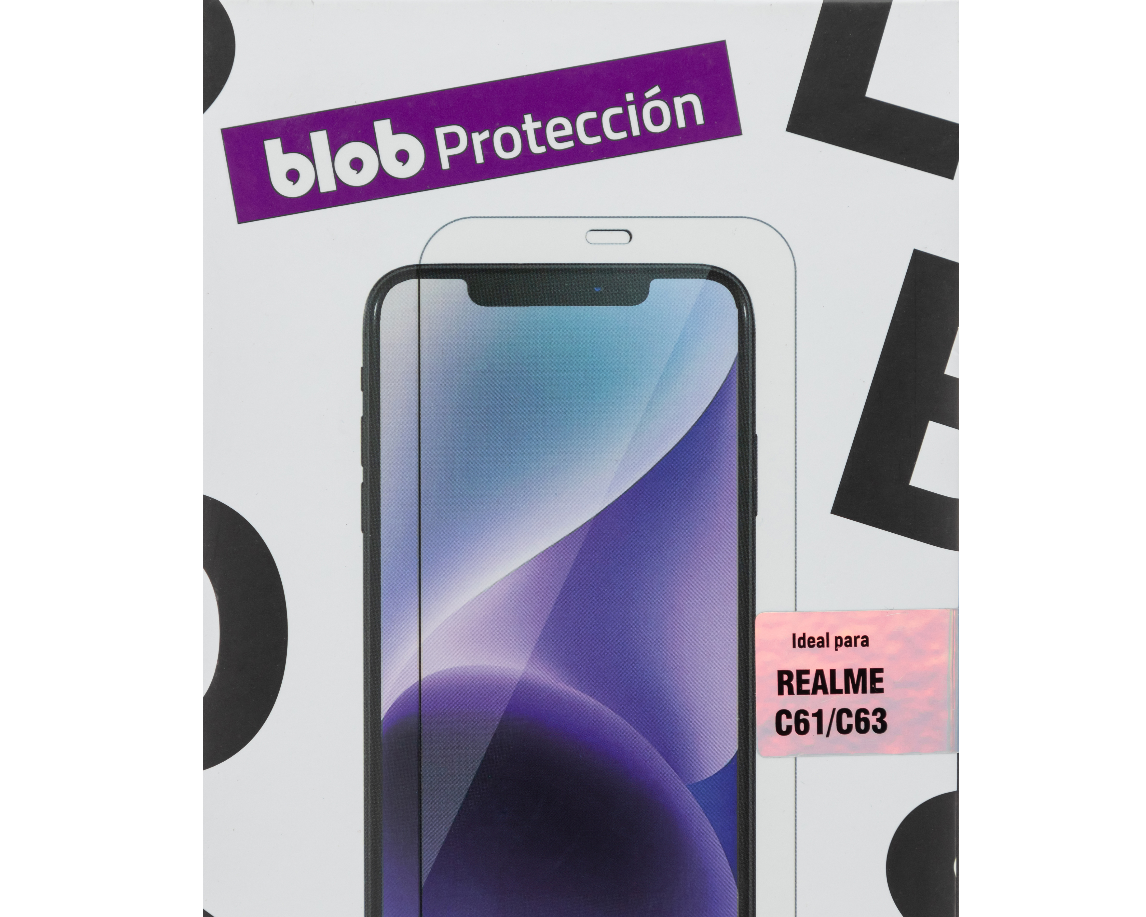 Foto 3 | Foto 3 | Protector de Pantalla de Vidrio Templado Blob para Realme C61 y C63
