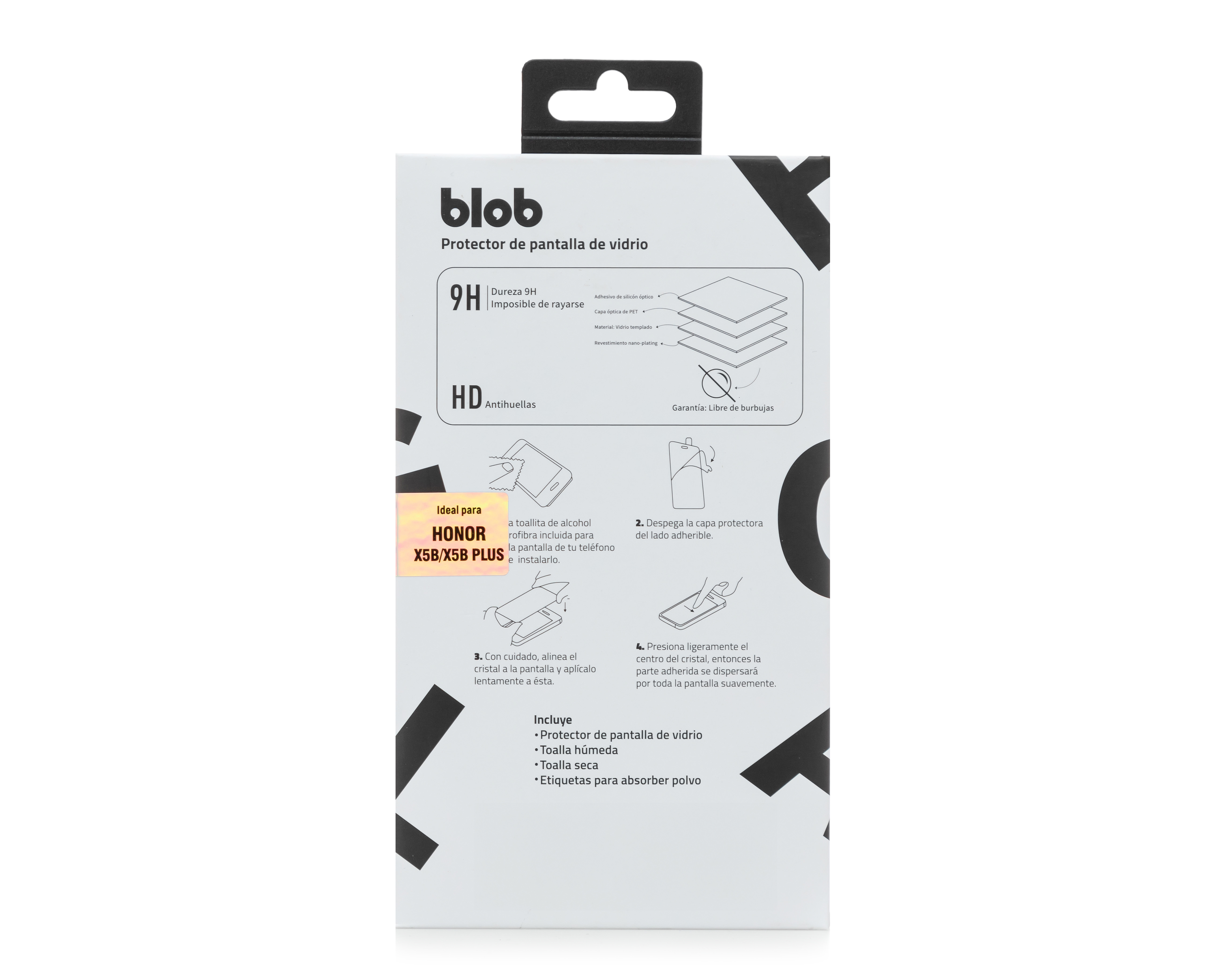 Foto 3 pulgar | Foto 2 | Protector de Pantalla Blob para Honor X5B/X5B Plus