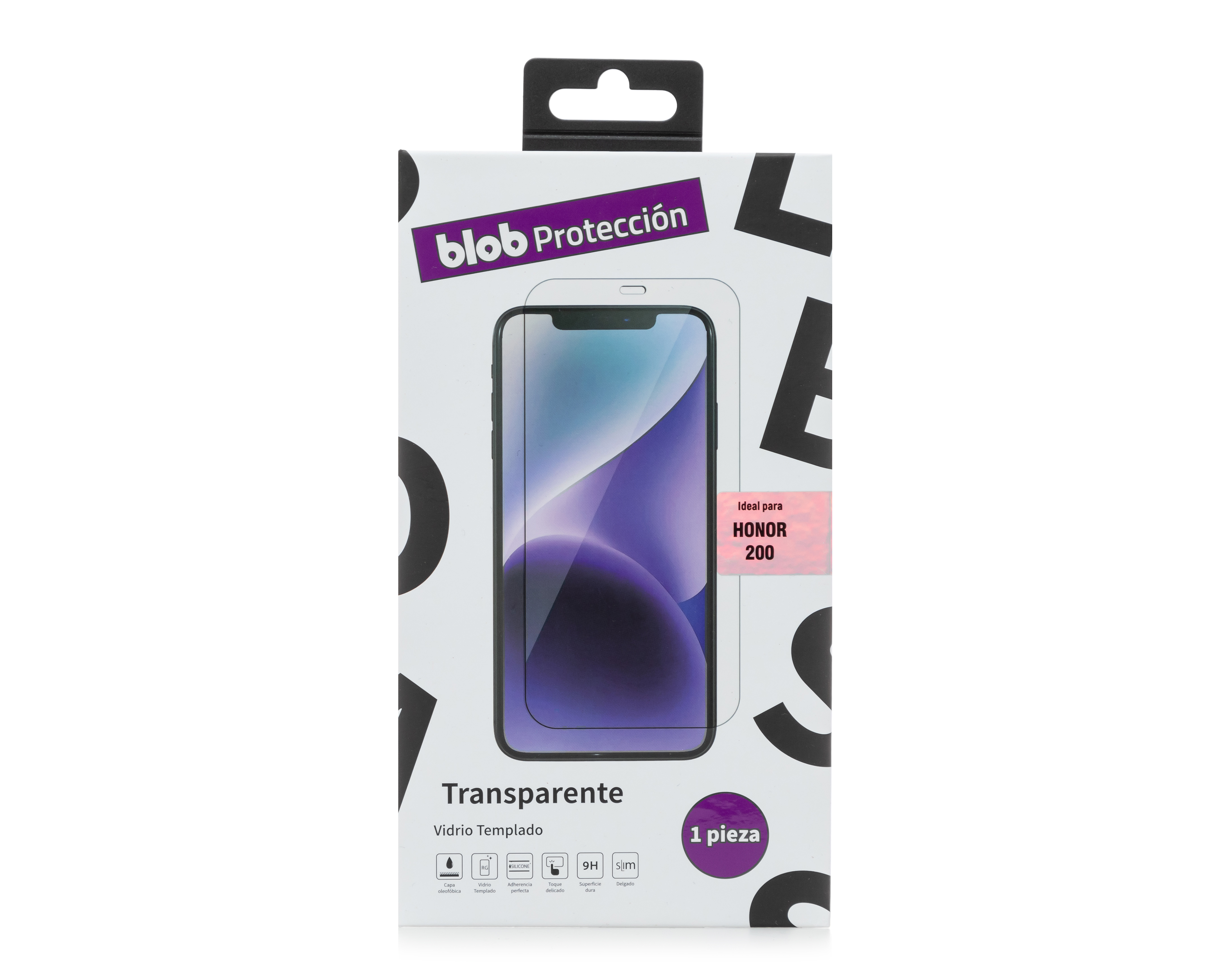 Protector de Pantalla de Vidrio Templado Blob para Honor 200