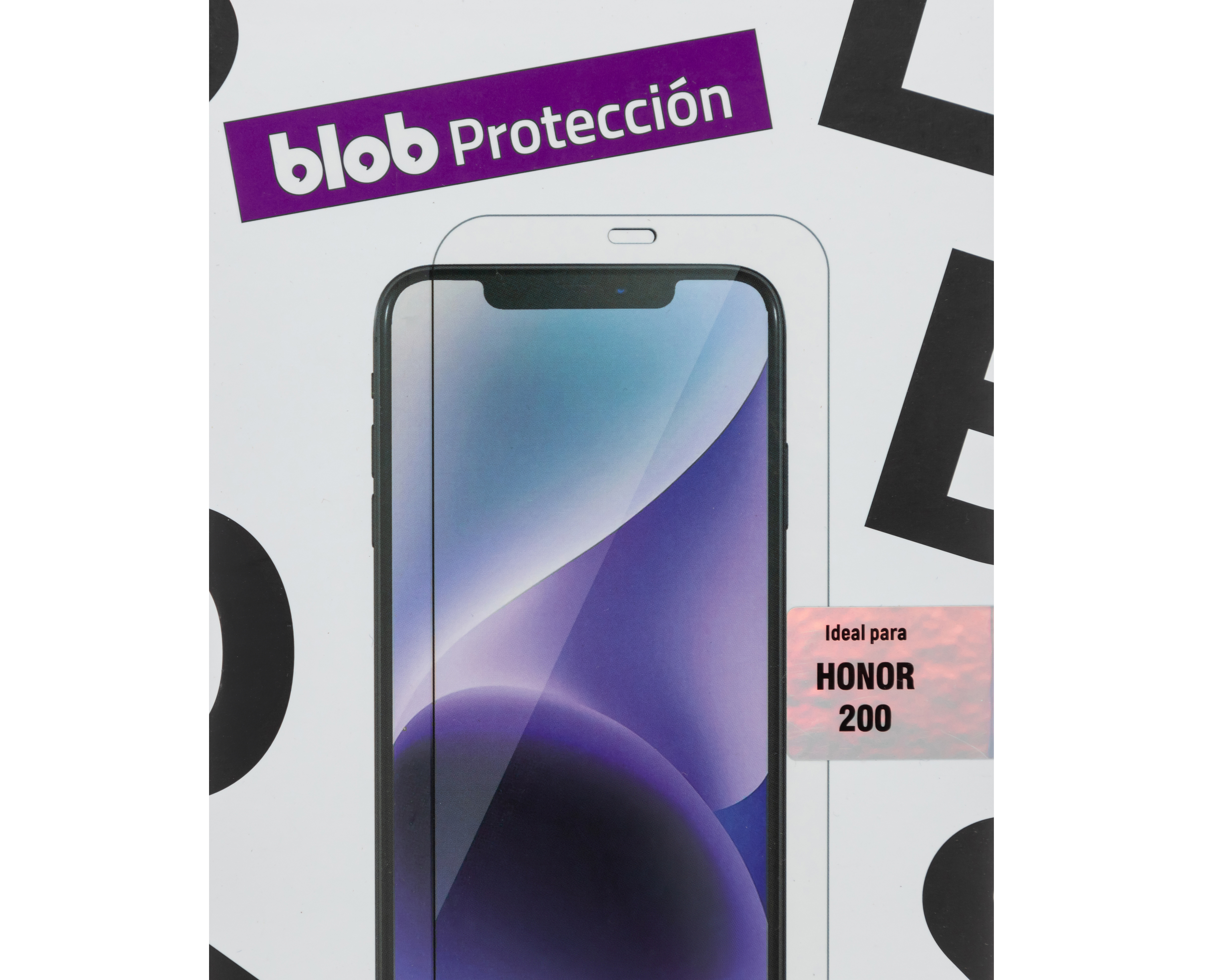 Foto 4 pulgar | Foto 3 | Protector de Pantalla de Vidrio Templado Blob para Honor 200