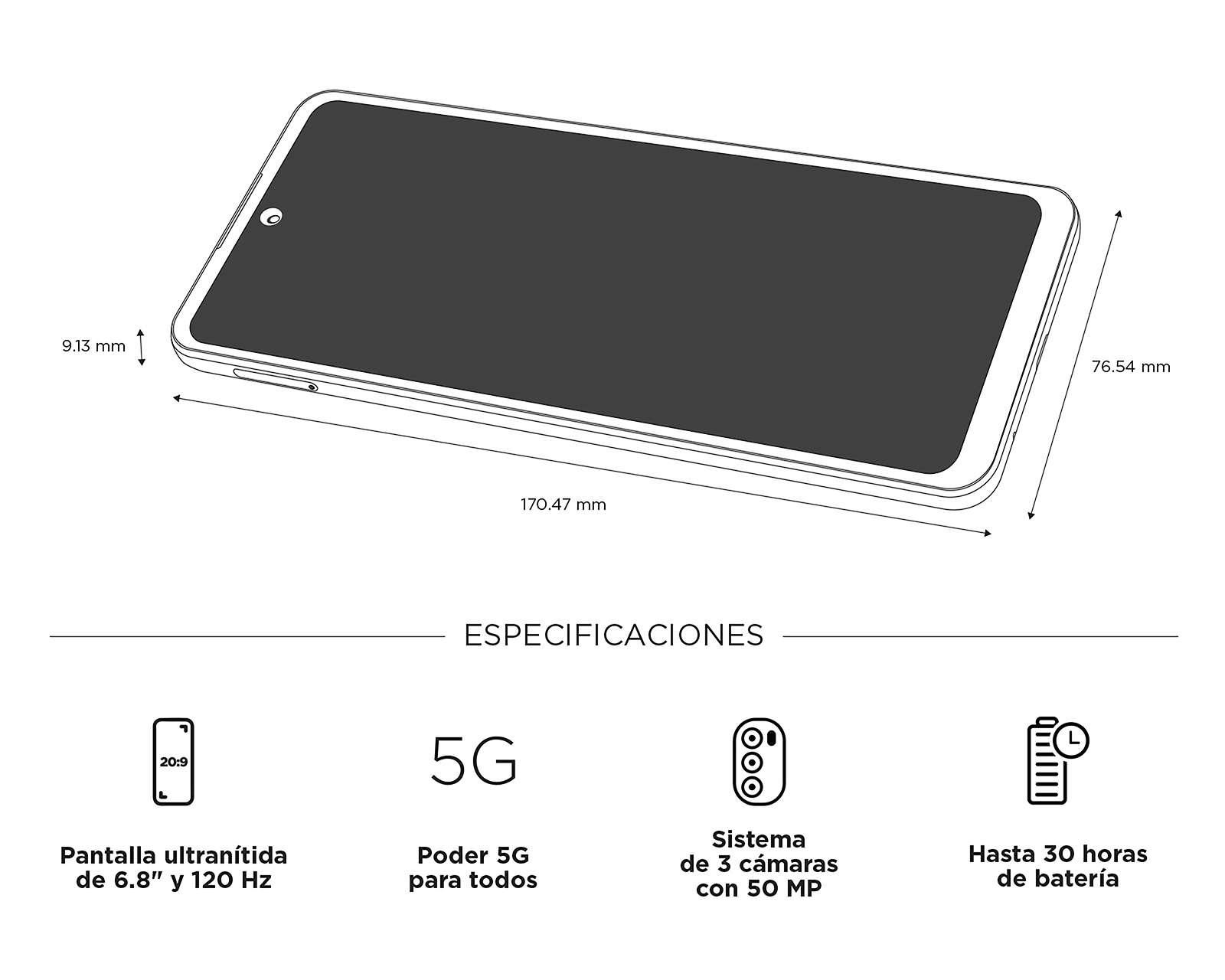 Foto 10 pulgar | Foto 9 | Telcel Motorola Moto G51 128 GB Azul
