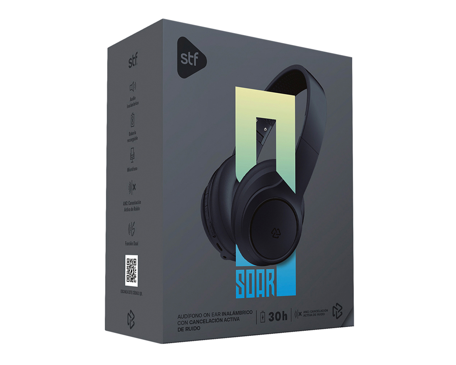 Foto 5 pulgar | Foto 4 | Audífonos de Diadema Inalámbricos STF con Cancelación de Ruido Soar