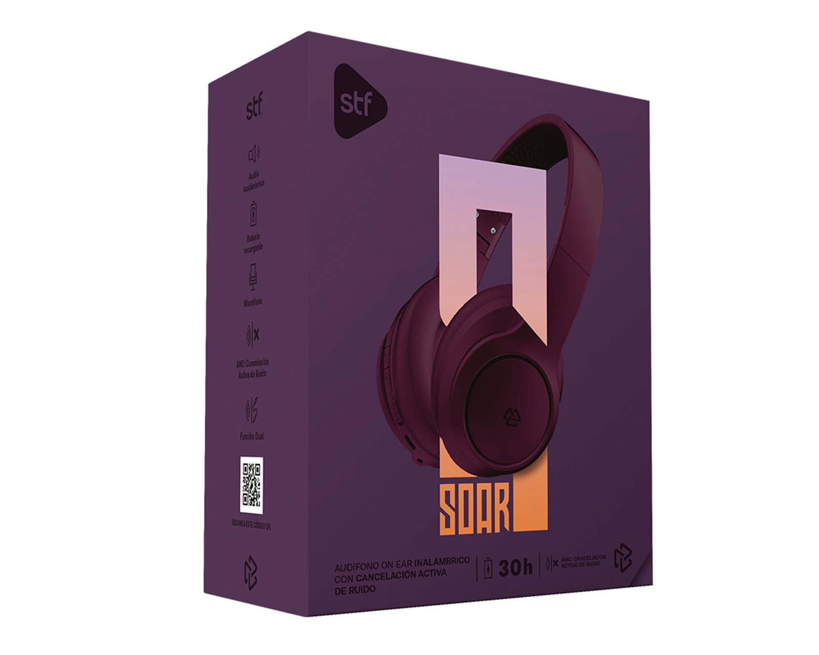 Foto 5 pulgar | Foto 4 | Audífonos de Diadema Inalámbricos STF con Cancelación de Ruido Soar