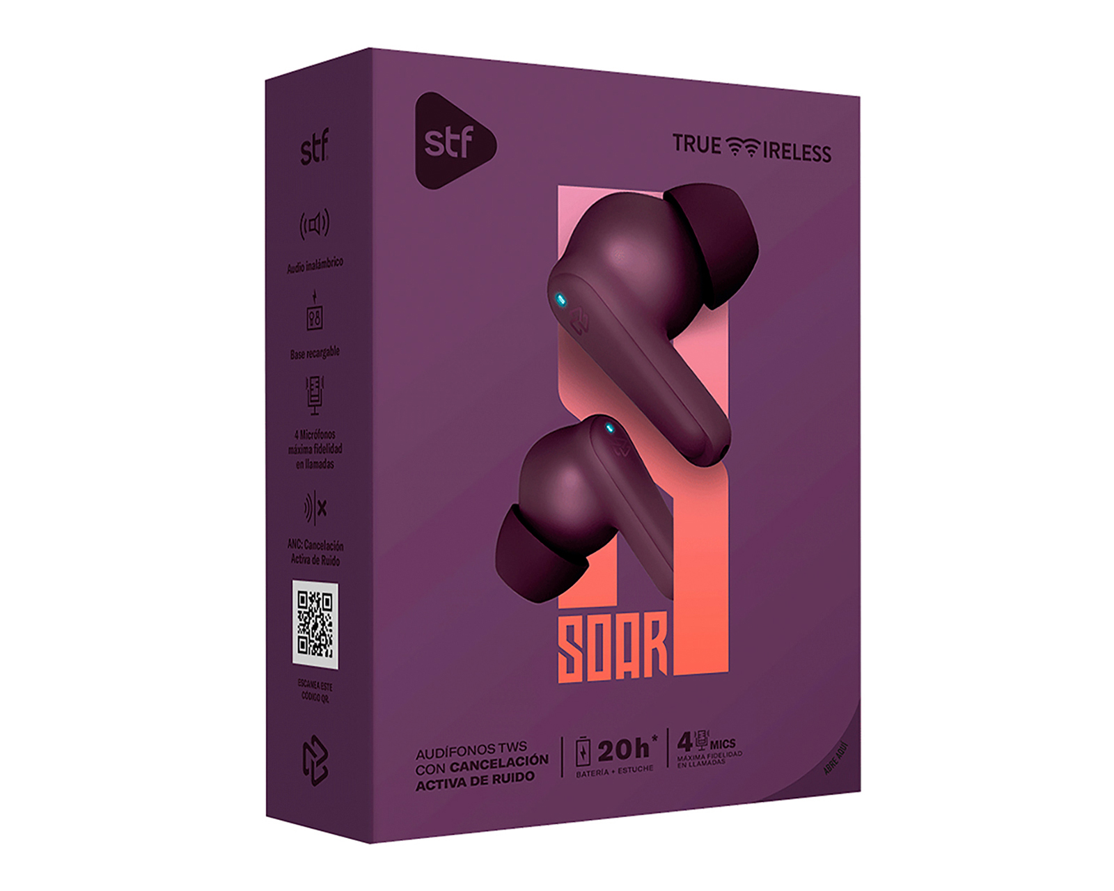 Foto 2 | Foto 2 | Audífonos True Wireless STF Cancelación de Ruido Soar