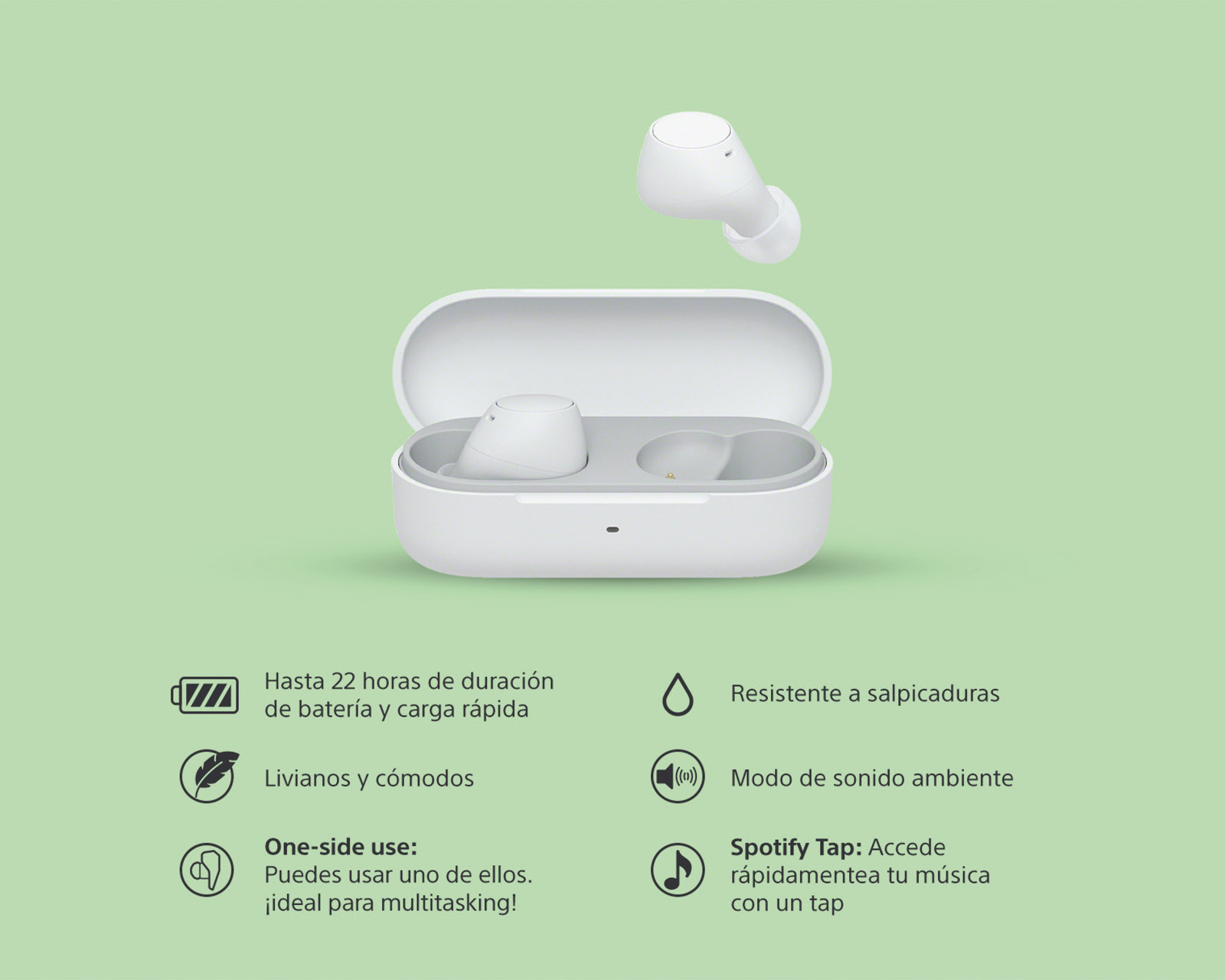 Foto 3 pulgar | Foto 2 | Audífonos True Wireless Sony con Sonido Ambiente WF-C510