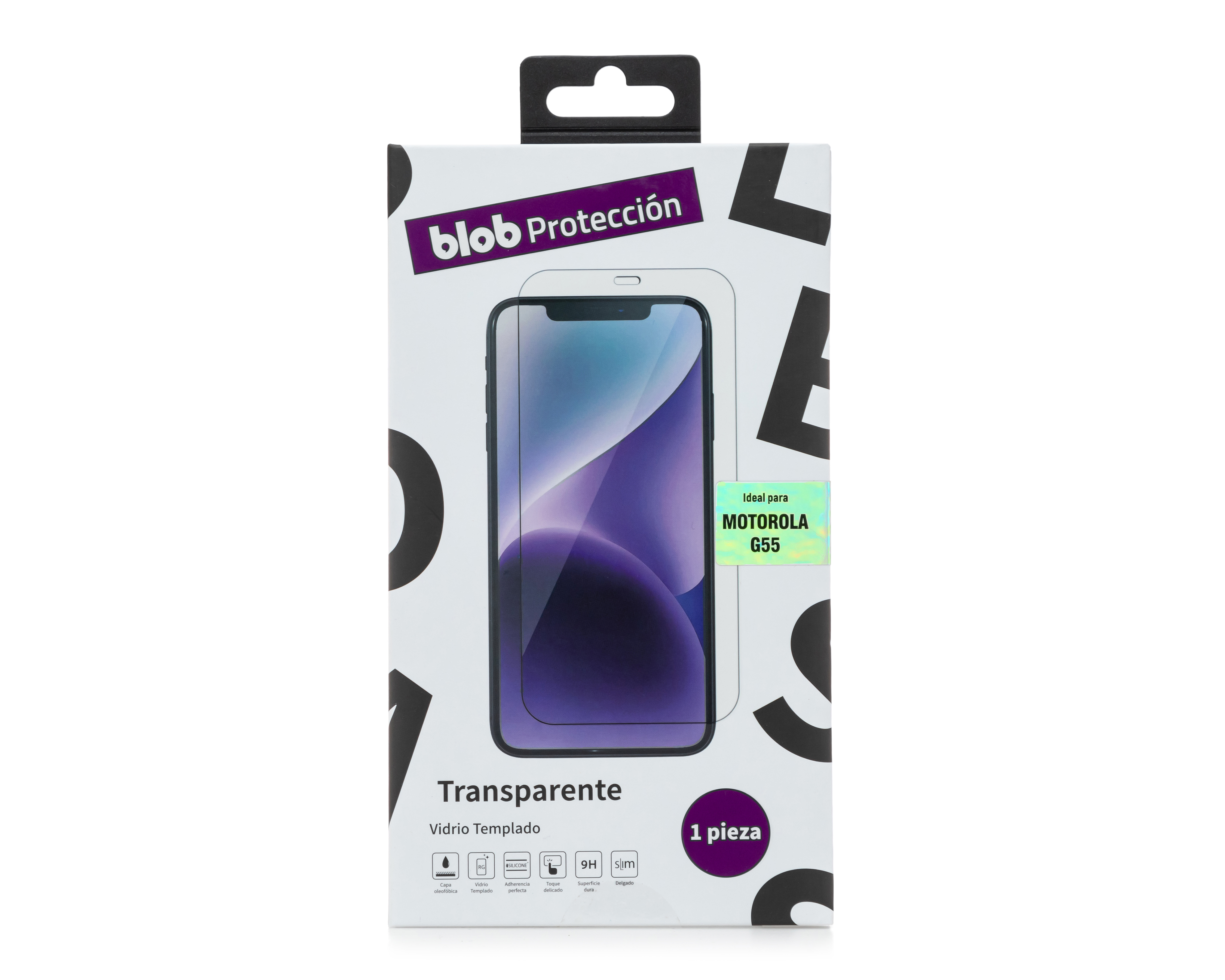 Foto 1 | Foto 1 | Protector de Pantalla de Vidrio Templado Blob para Motorola G55