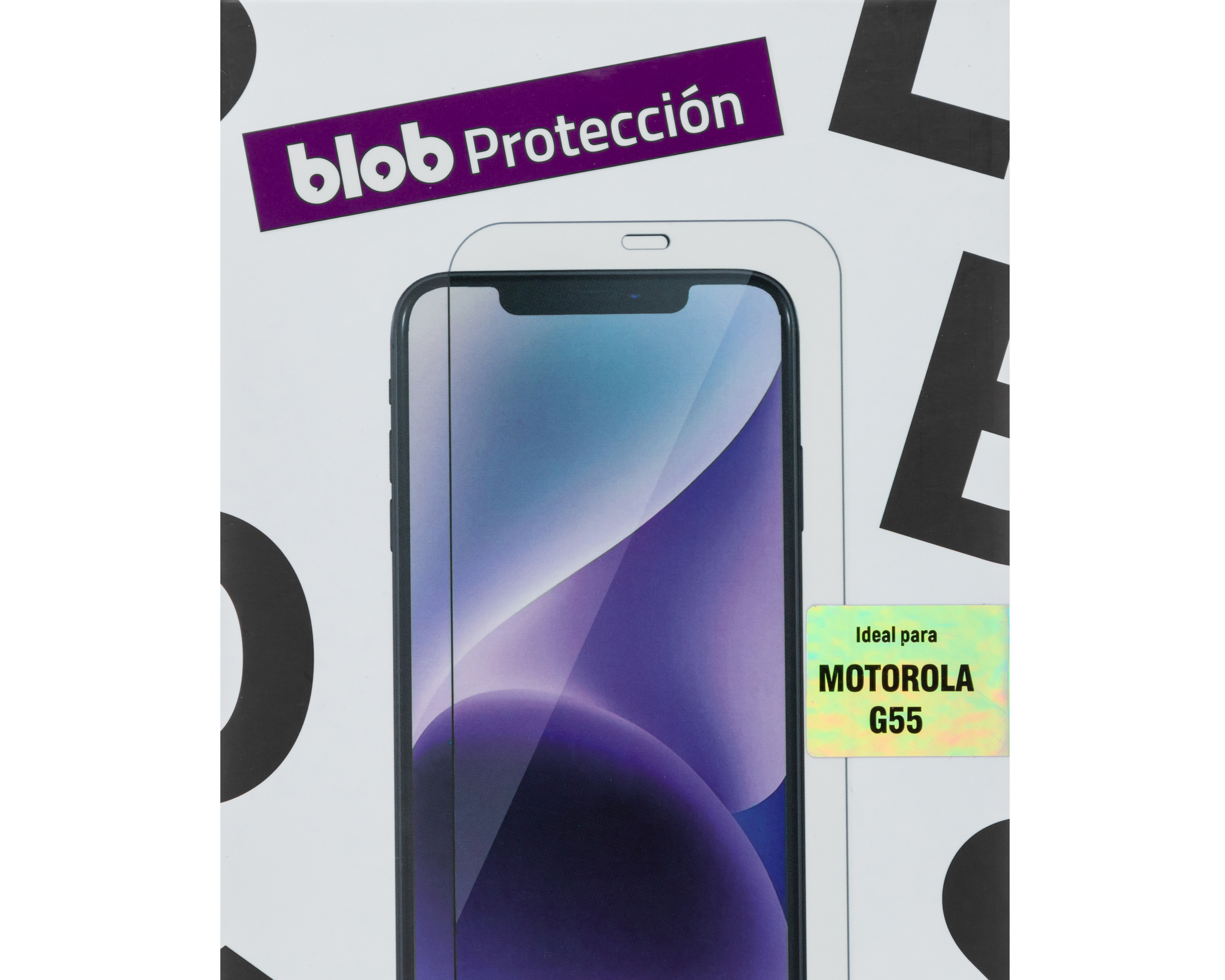 Foto 4 pulgar | Foto 3 | Protector de Pantalla de Vidrio Templado Blob para Motorola G55