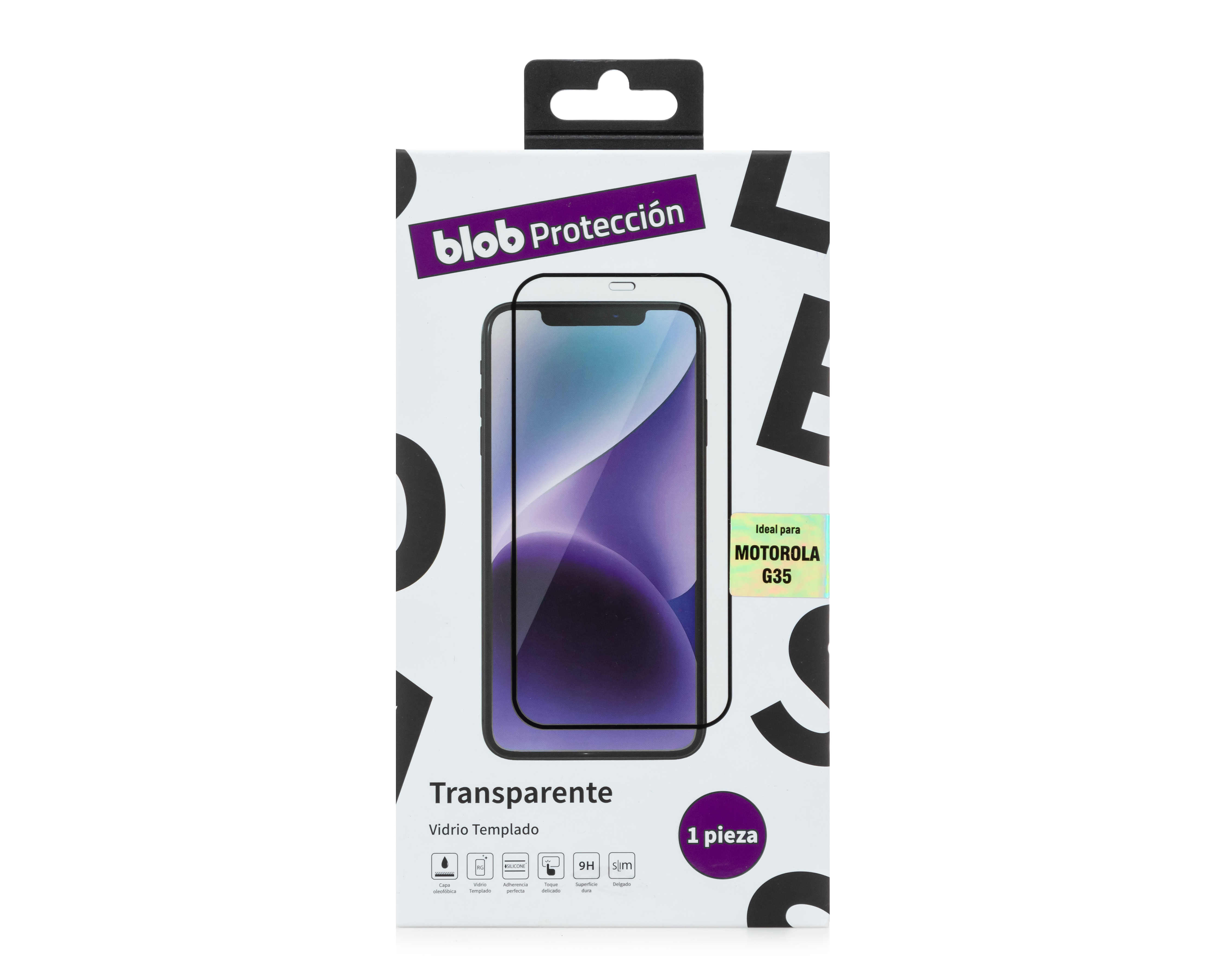 Protector de Pantalla de Vidrio Templado Blob para Motorola G35