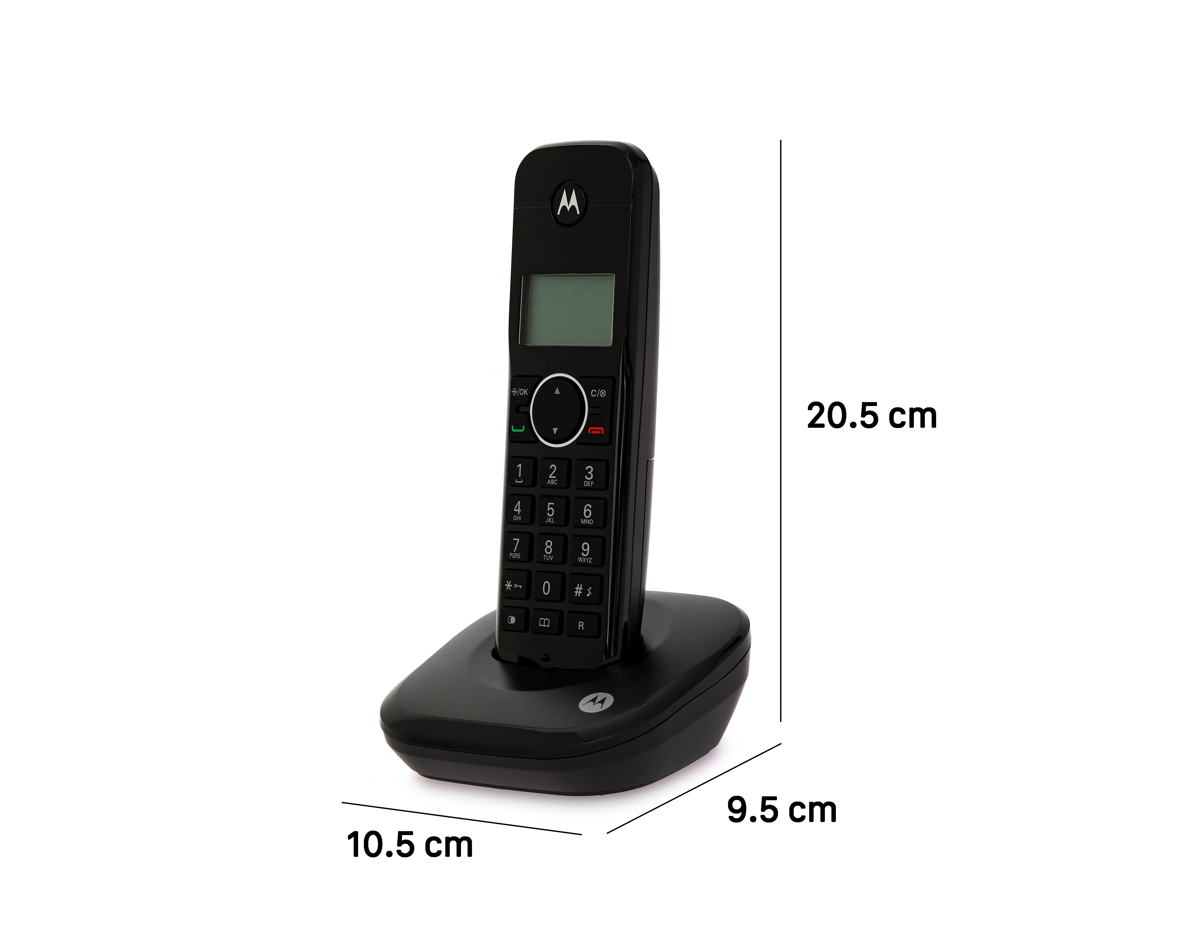 Foto 7 pulgar | Foto 6 | Teléfono Inalámbrico Motorola MOTO500ID Negro