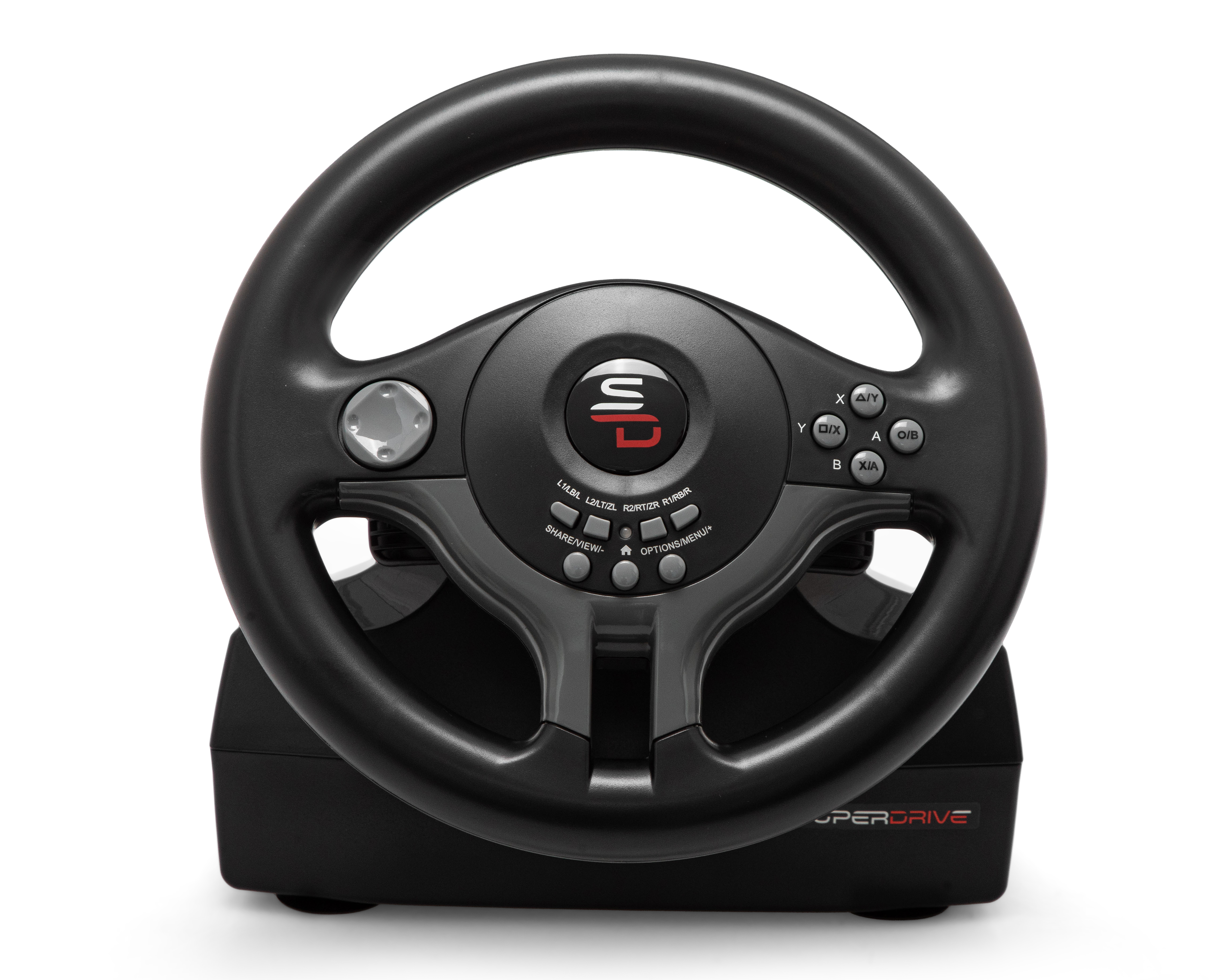 Foto 2 | Foto 2 | Volante y Pedales Alámbricos para Consolas Superdrive SV250 Negro