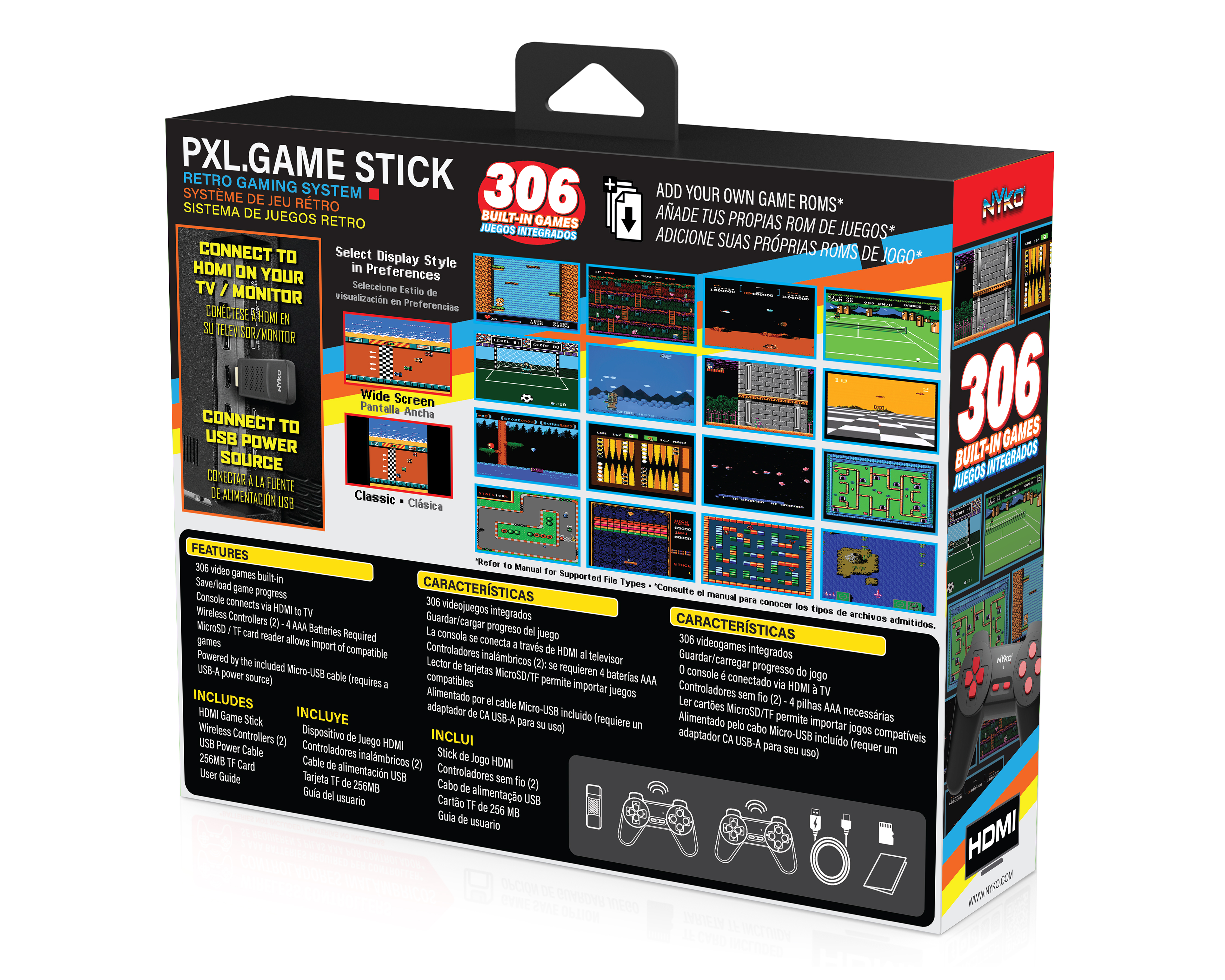 Foto 4 pulgar | Foto 3 | Consola Retro Nyko con 306 Juegos