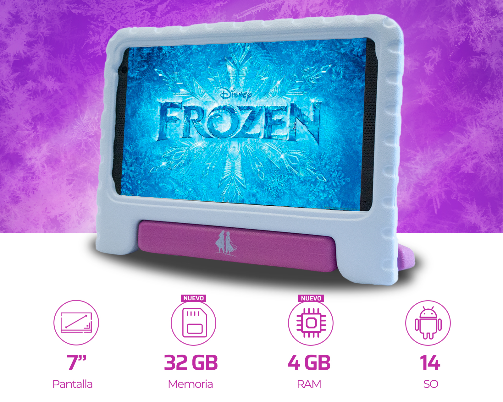 Foto 2 | Foto 2 | Tablet Kempler & Strauss Frozen 7 Pulgadas 32 GB 4 GB RAM