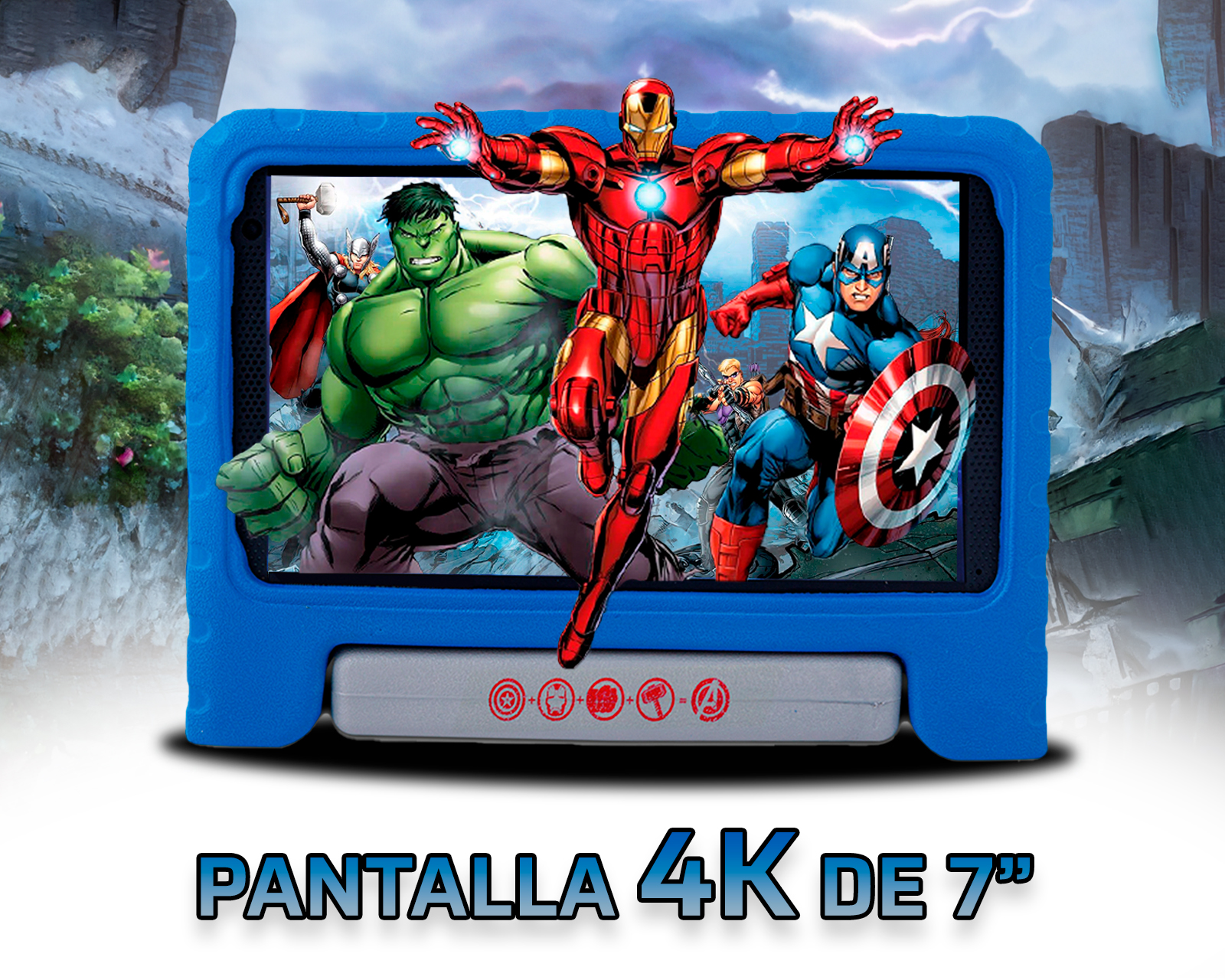 Foto 3 | Foto 3 | Tablet Kempler & Strauss Avengers 7 Pulgadas 32 GB 4 GB RAM