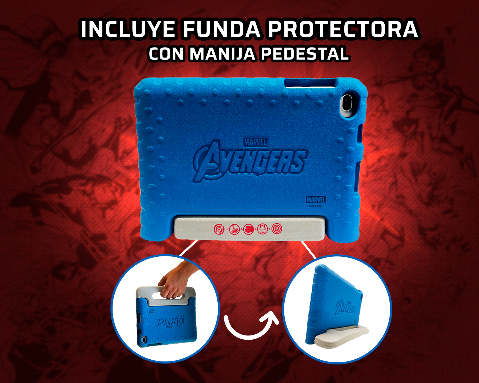 Foto 4 | Foto 4 | Tablet Kempler & Strauss Avengers 7 Pulgadas 32 GB 4 GB RAM