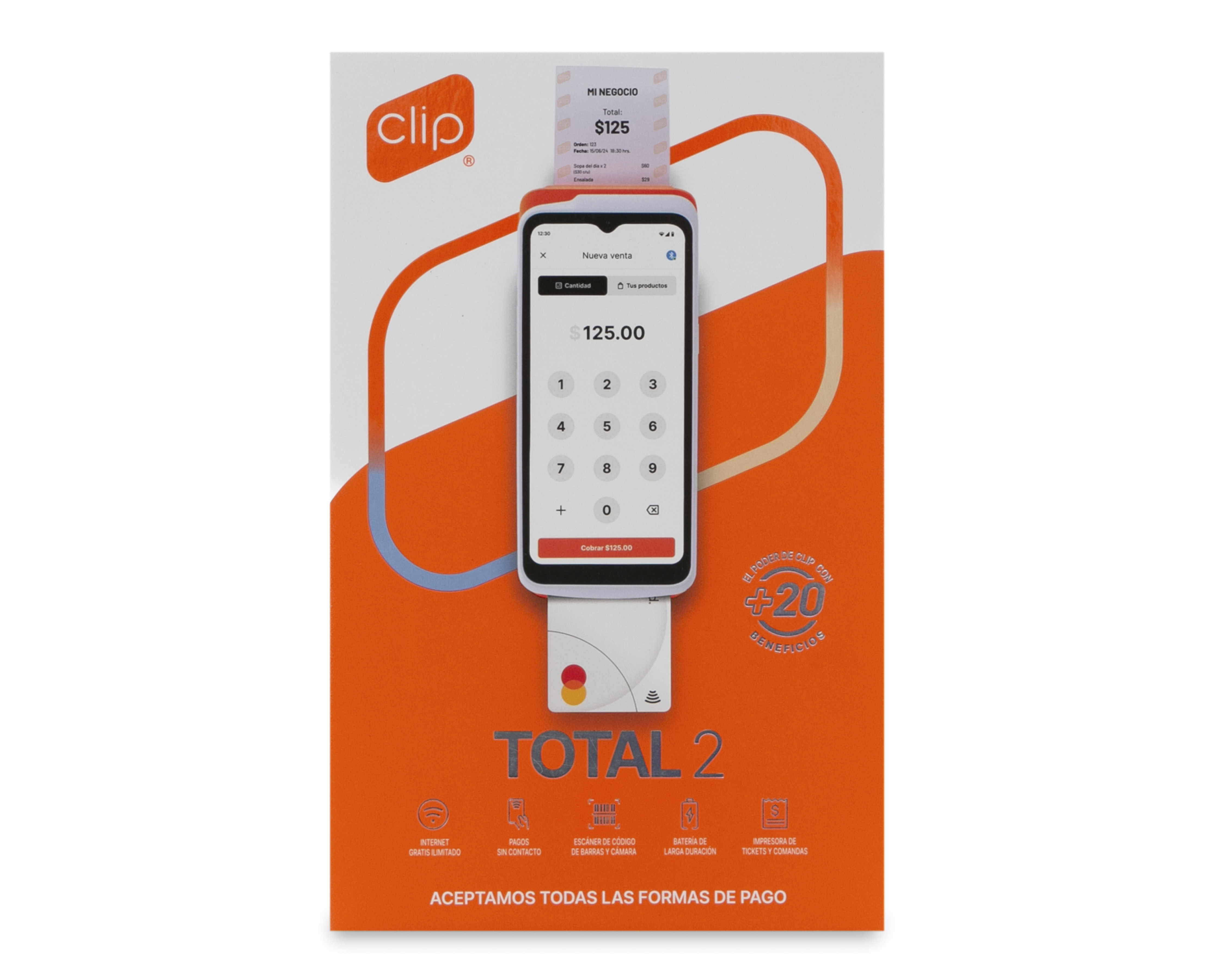 Foto 7 | Foto 6 | Terminal Portátil Clip Total 2