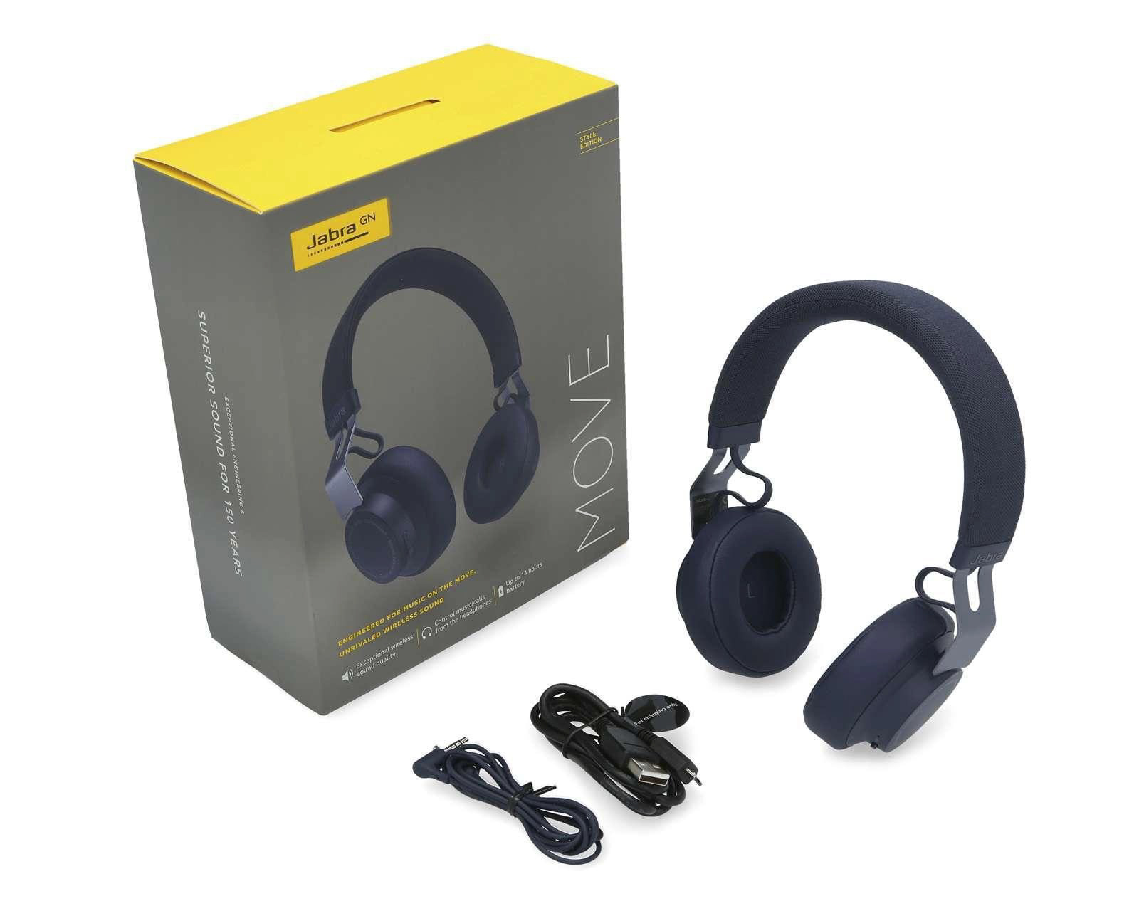 Foto 2 pulgar | Foto 1 | Audífonos de Diadema Inalámbricos Jabra con Bluetooth y Manos Libres Move Style Navy