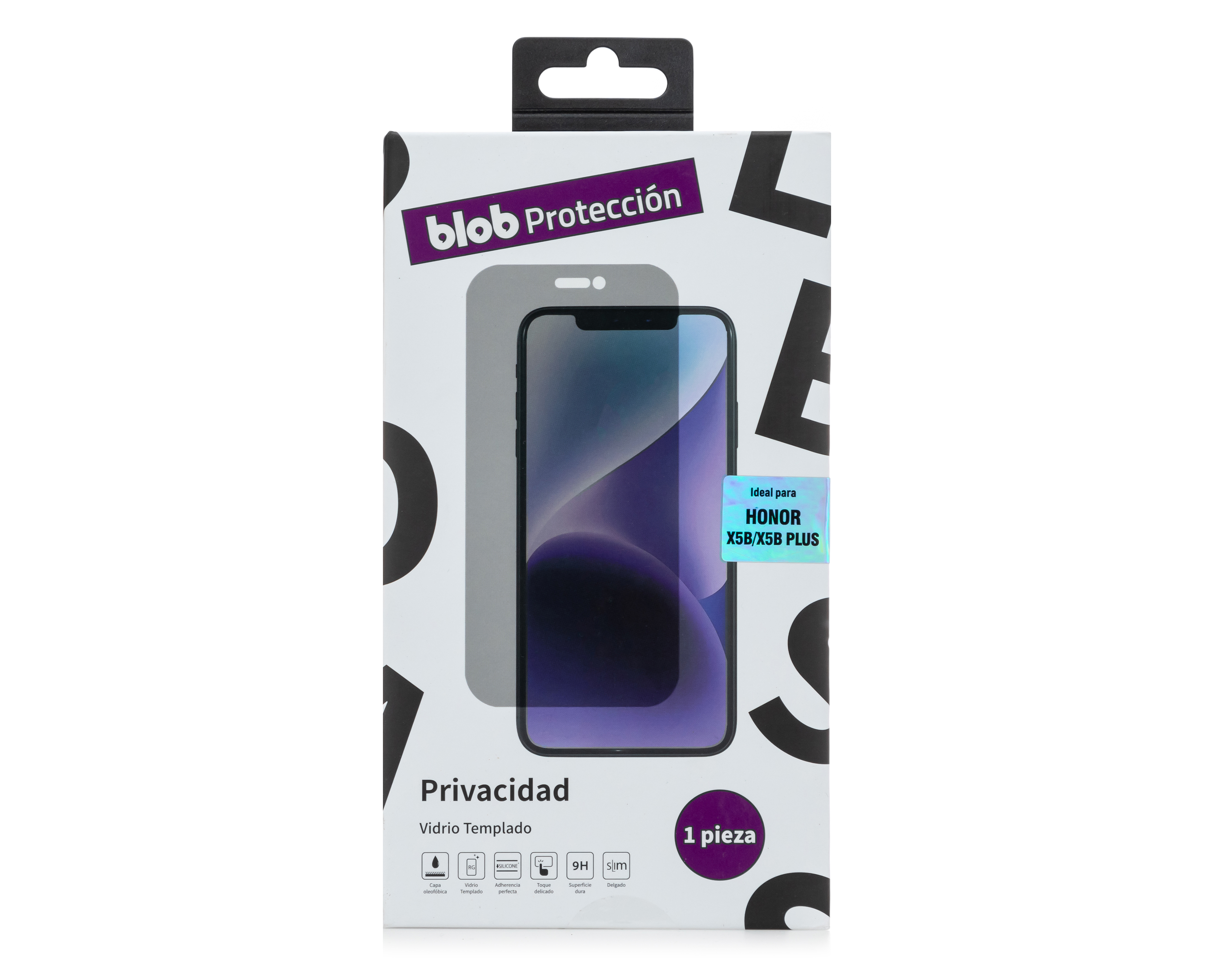 Protector Blob de Vidrio Templado para Honor X5B/X5B Plus