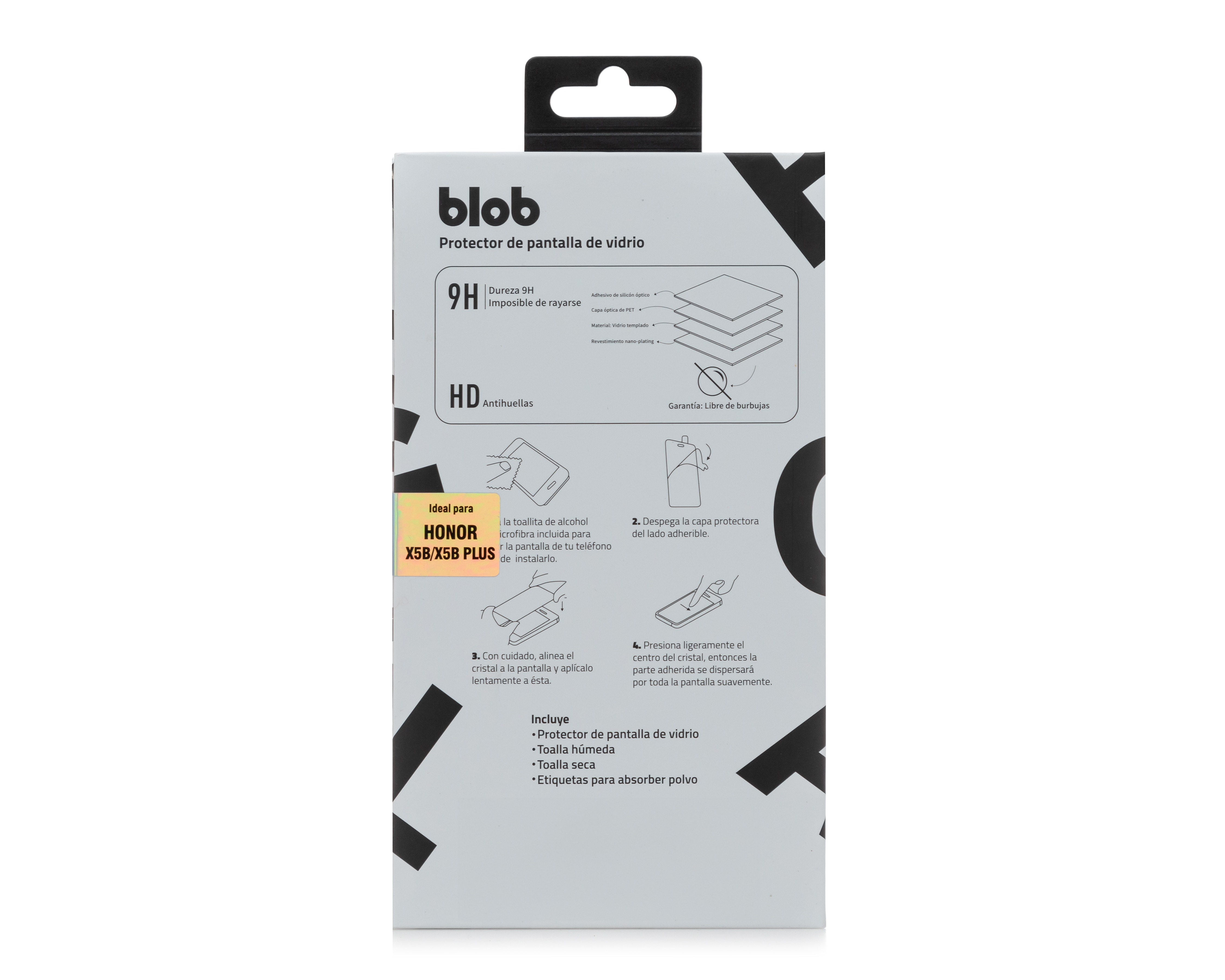 Foto 2 | Foto 2 | Protector Blob de Vidrio Templado para Honor X5B/X5B Plus