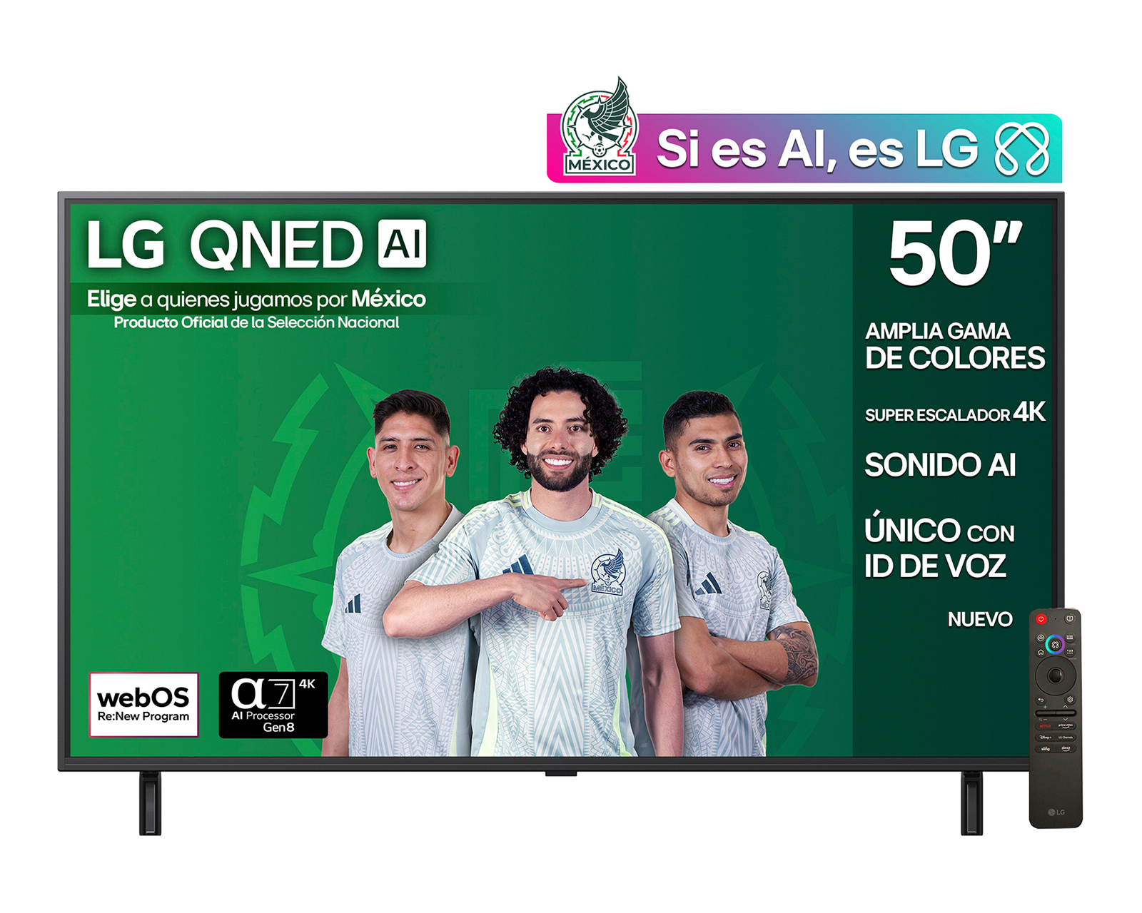 Pantalla Smart TV LG 4K Qned 50 Pulgadas Ultra HD