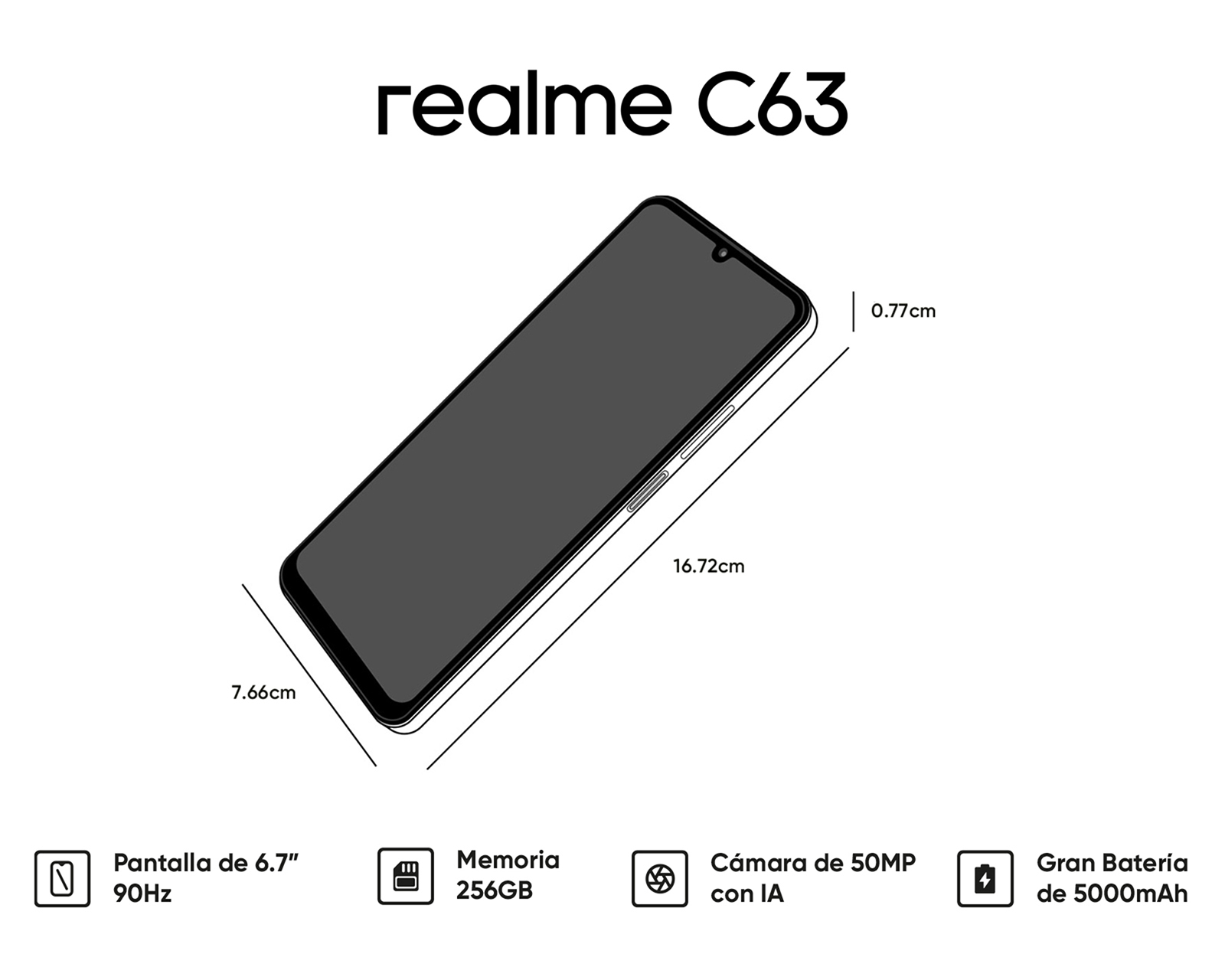 Foto 8 | Foto 8 | Telcel Realme C63 256 GB Azul